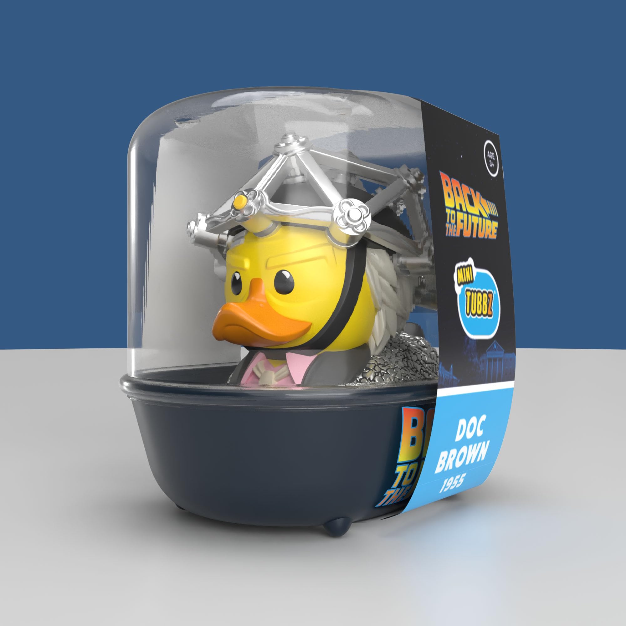 TUBBZ Mini: Back to the Future - Doc Brown 1955 Vinyl Rubber Duck 6