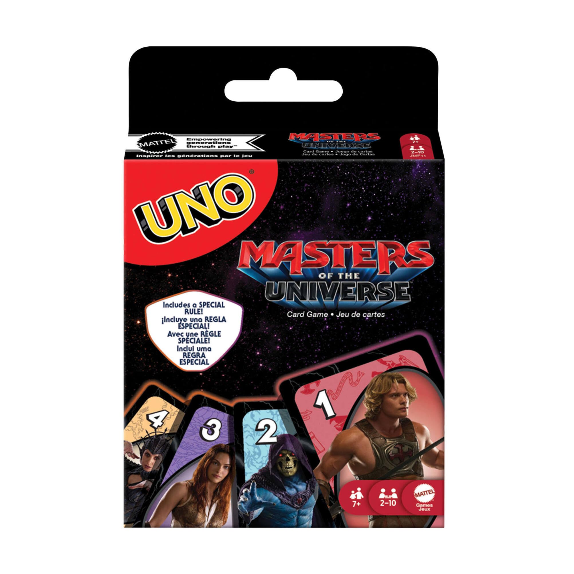 Juegos Mattel UNO Masters of the Universe Movie Card Game - Multicolor, 112 Cards, Ages 7+ 6