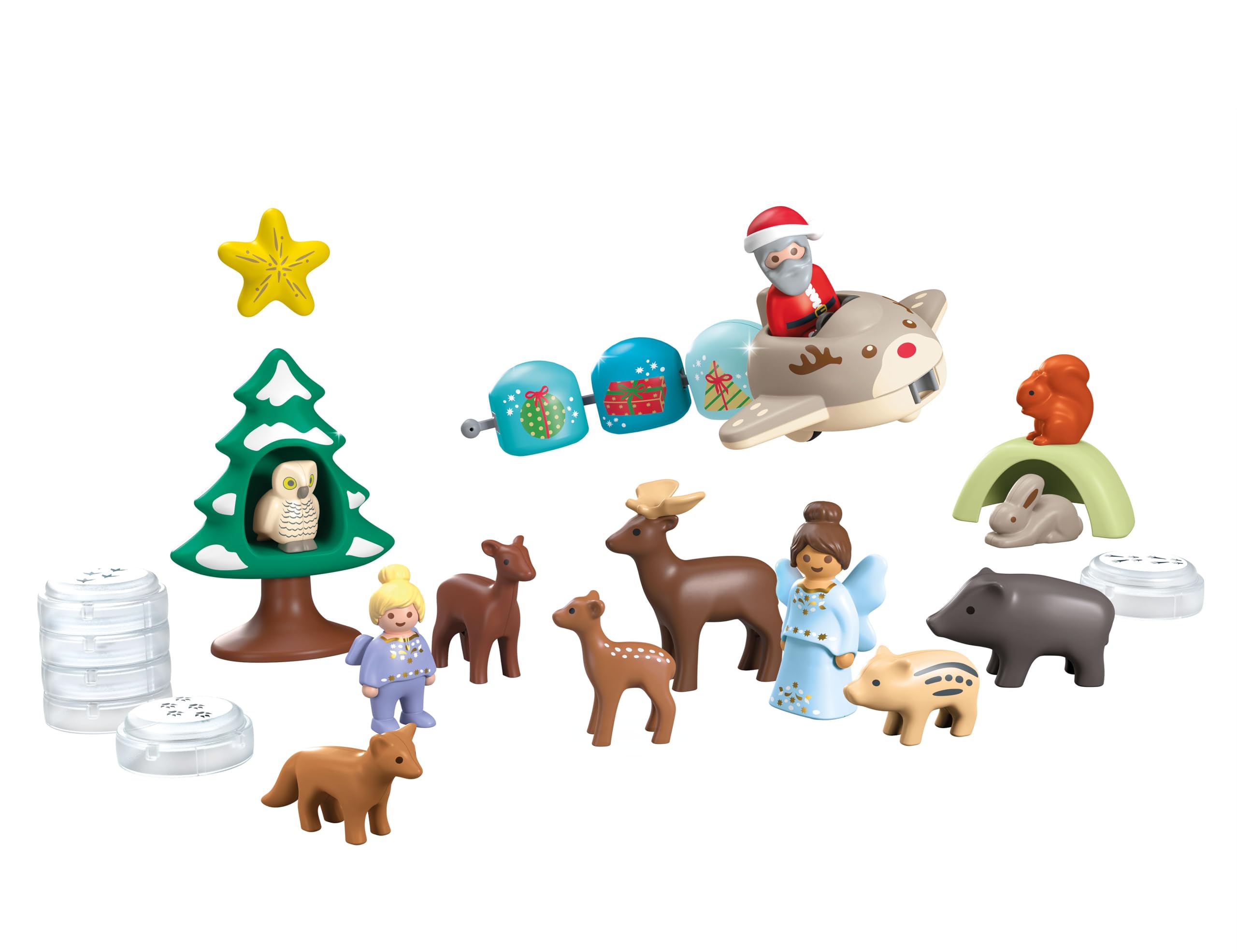 Playmobil 70297 Advent Calendar: Snowy Christmas Playset for Toddlers Ages 1+ 6