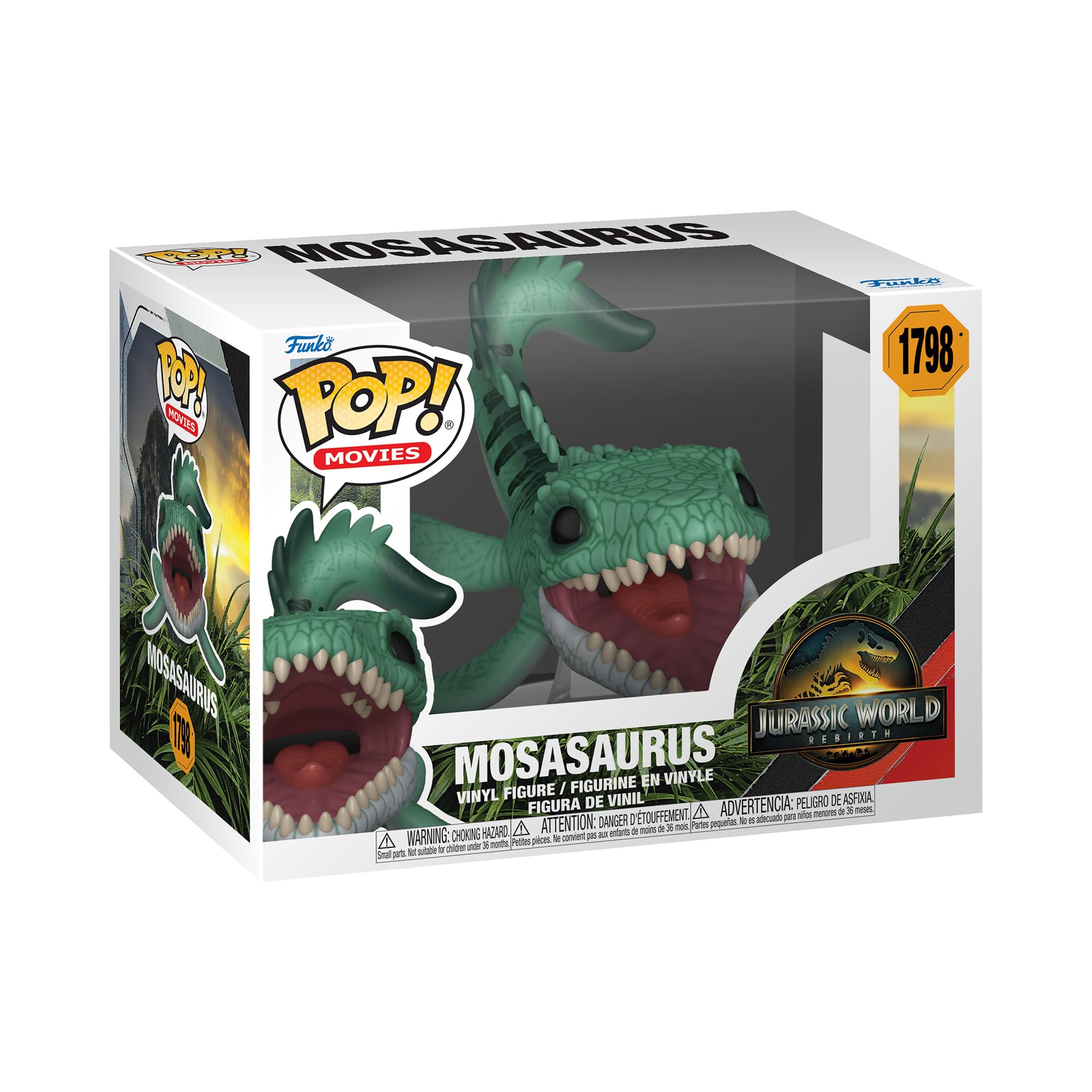Funko Pop! Movies: Jurassic World (2025) - Mosasaurus Collectible Vinyl Figure | ~3.75 in 1
