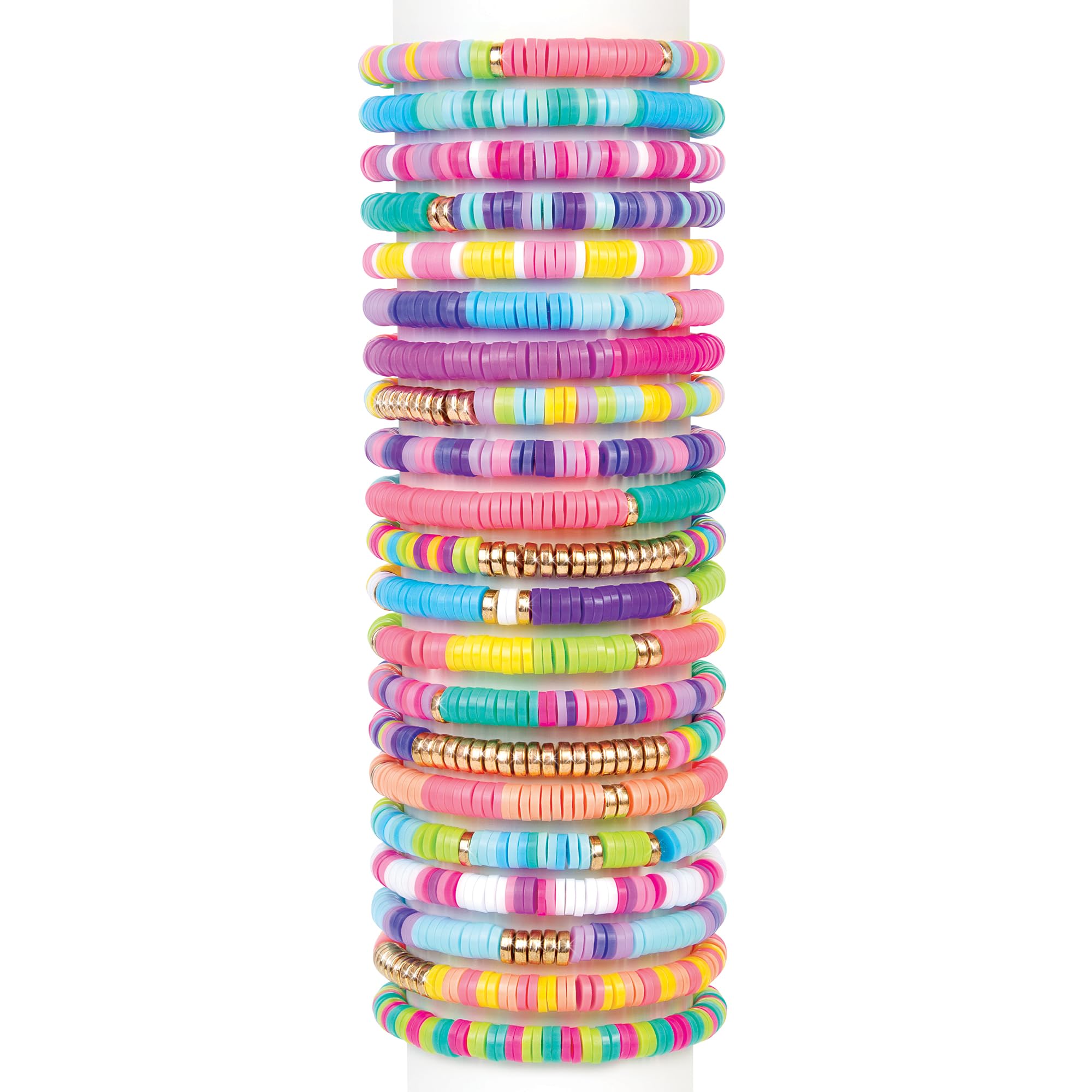 Make It Real Swift Clicks Heishi Bracelet Maker - 23 Bracelets | 2040 Beads | Ages 8+ 4