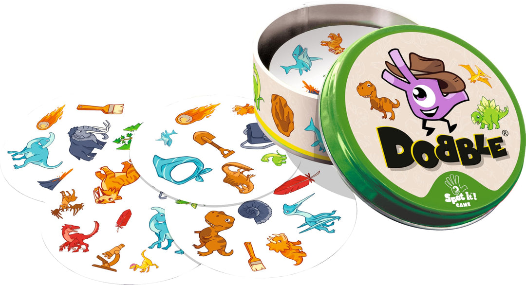 Asmodee Dobble Dinosaurs Card Game (ASMDOBDIN07EN)