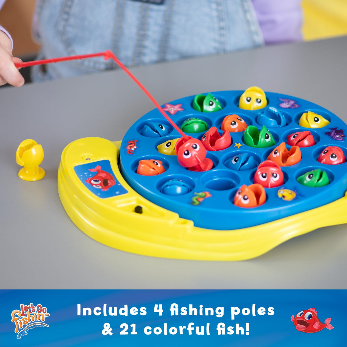Goliath Let's Go Fishin' Classic Edition Board Game - For 1-4 Players, Ages 3+ 5