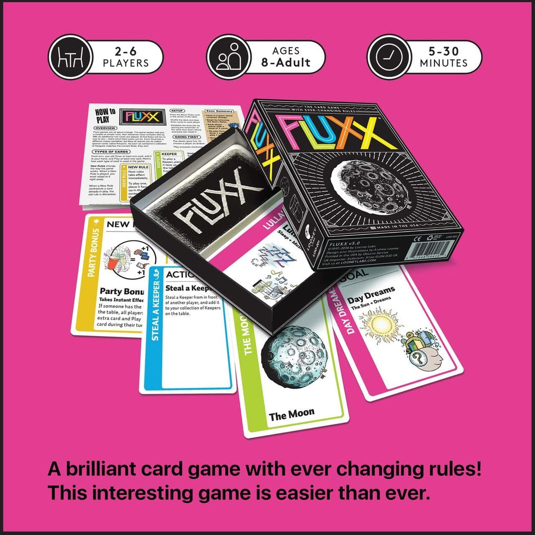 Looney Labs Fluxx 5.0 Card Game (LON00001)