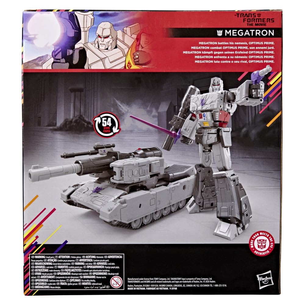 Transformers Studio Series MTMTE Collection Megatron Action Figure - 21.5 cm | 54 Steps | Ages 8+ 4
