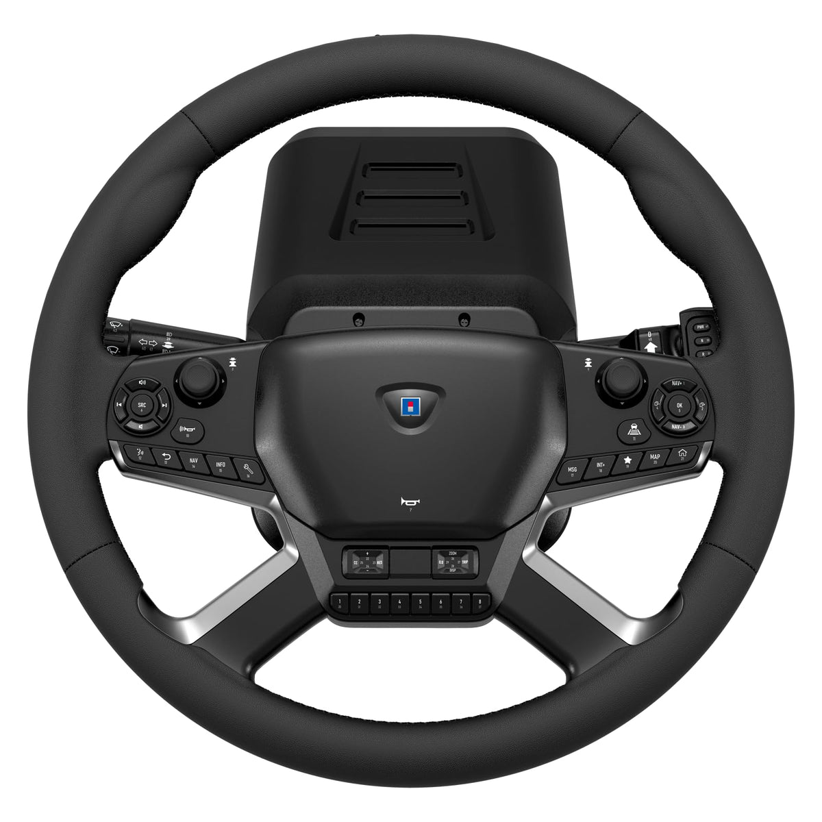 HORI Force Feedback Truck Control System for PC - Windows 11/10, 40 cm Wheel