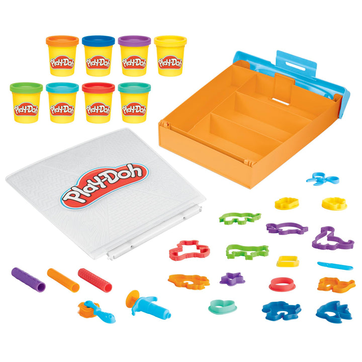 Play-Doh Imagine Animals Storage Set - 8 Cans & 22 Accessories for Creative Play