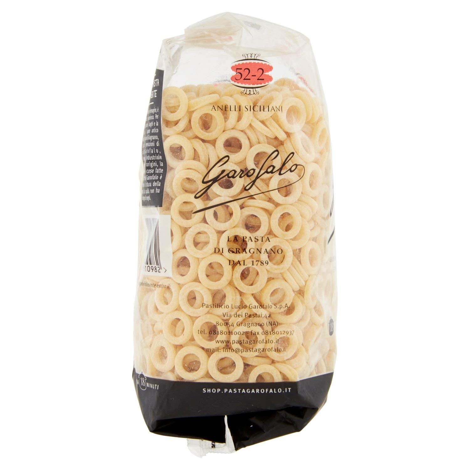 Garofalo Anelli Siciliana Italian Dried Pasta Hoops | 500g Pack of 1 2