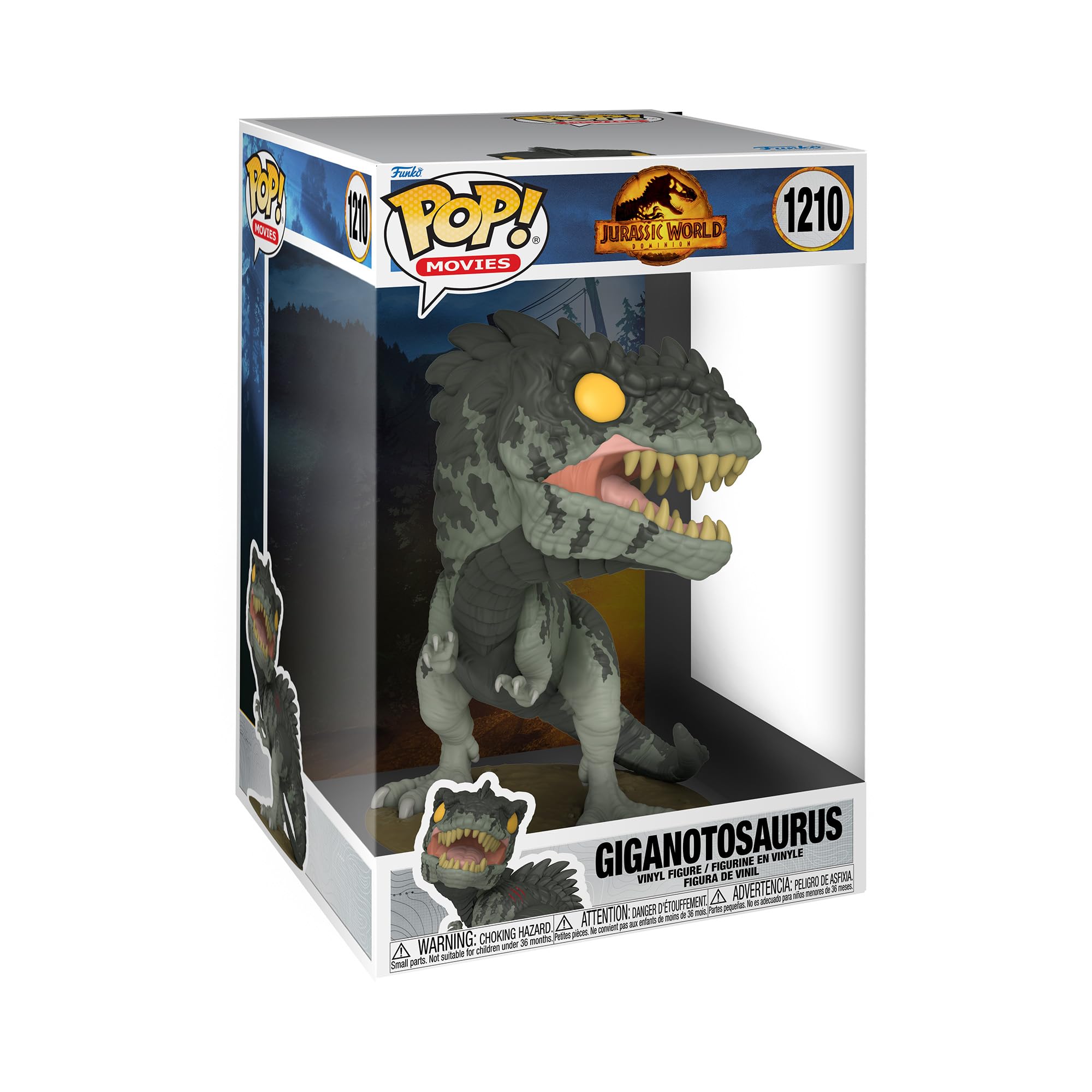 Funko Pop! Jumbo: Jurassic World 3 - Giant Dino - Gigantosaurus Vinyl Figure (55378) 1