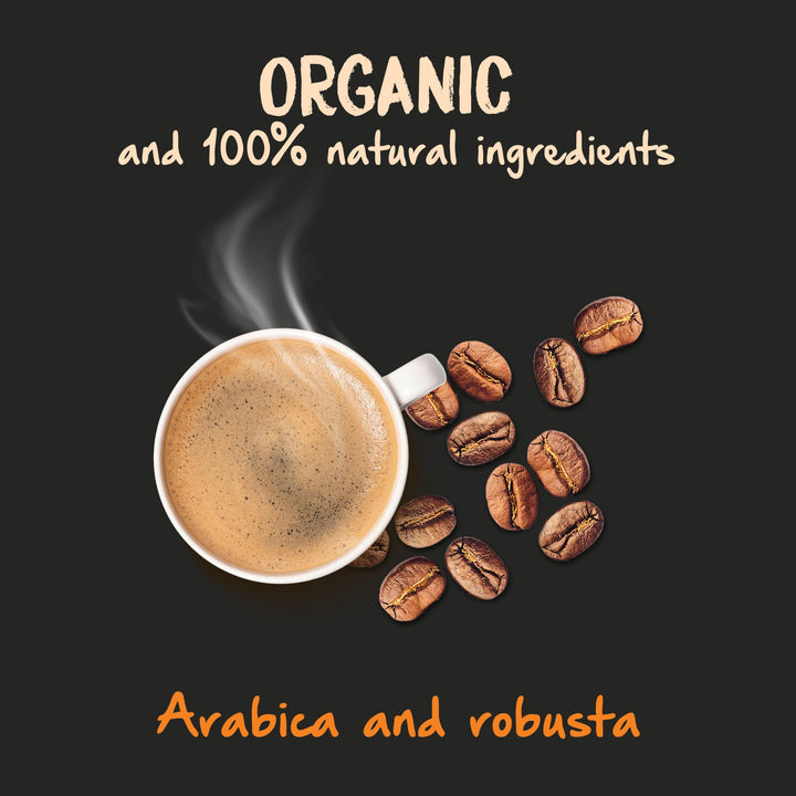Naturela Organic Coffee Beans - 100% Arabica & Robusta Whole Beans
