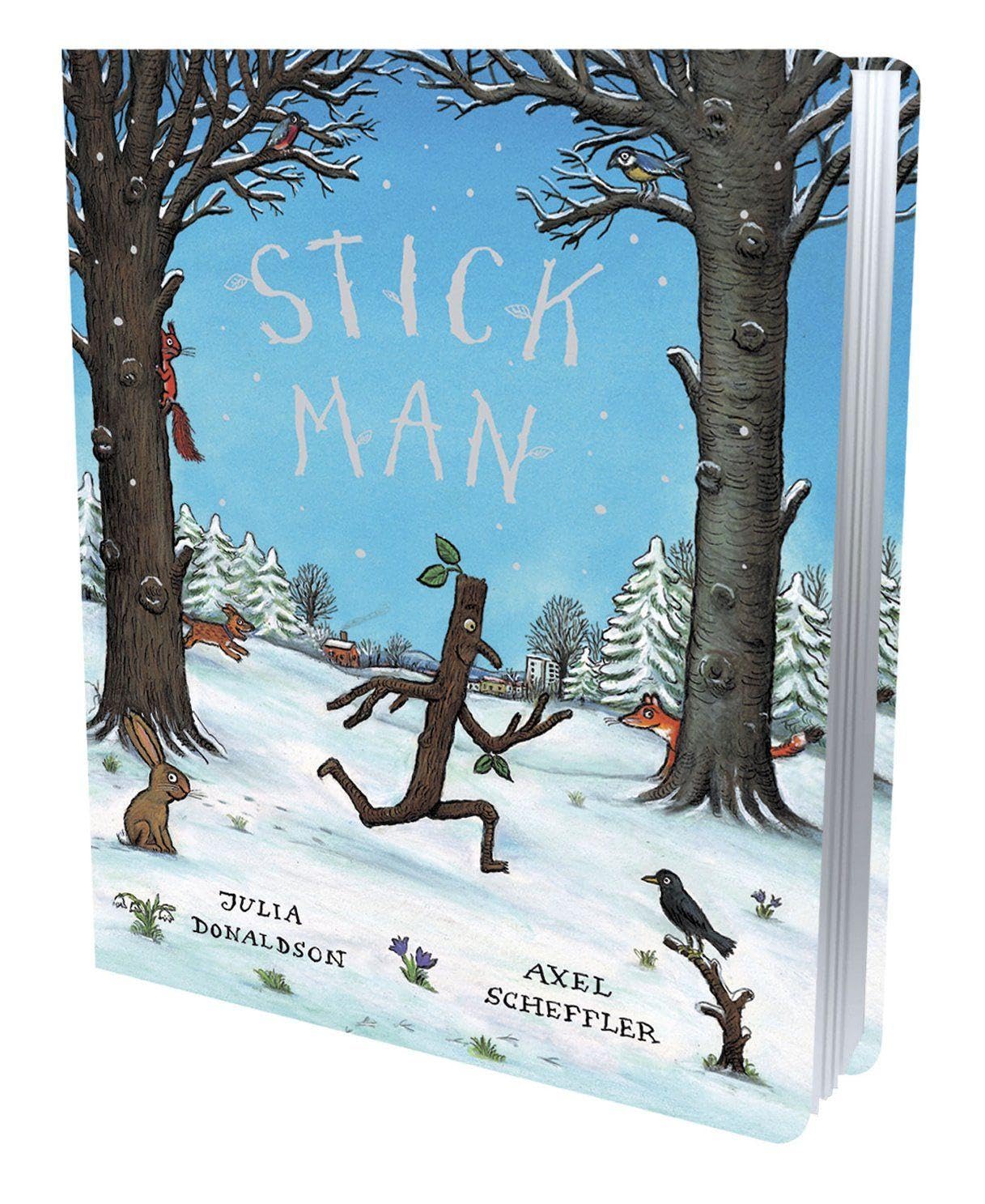 Julia Donaldson Stick Man Board Book by Scholastic | Ages 2-4 | English