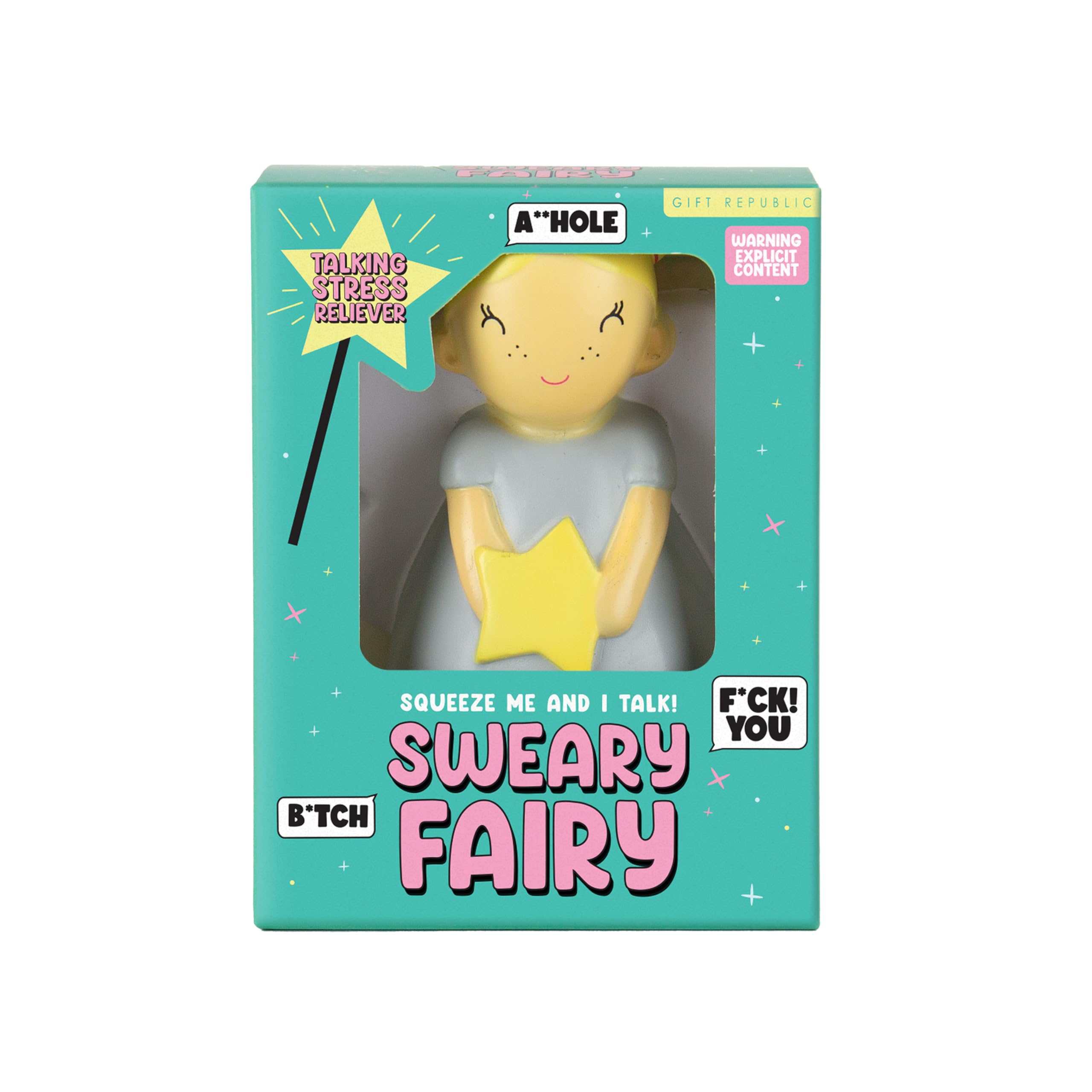Sweary Fairy Adult Stress Relief Toy - Funny Rude Squeeze Squishy for Grown-Ups 1