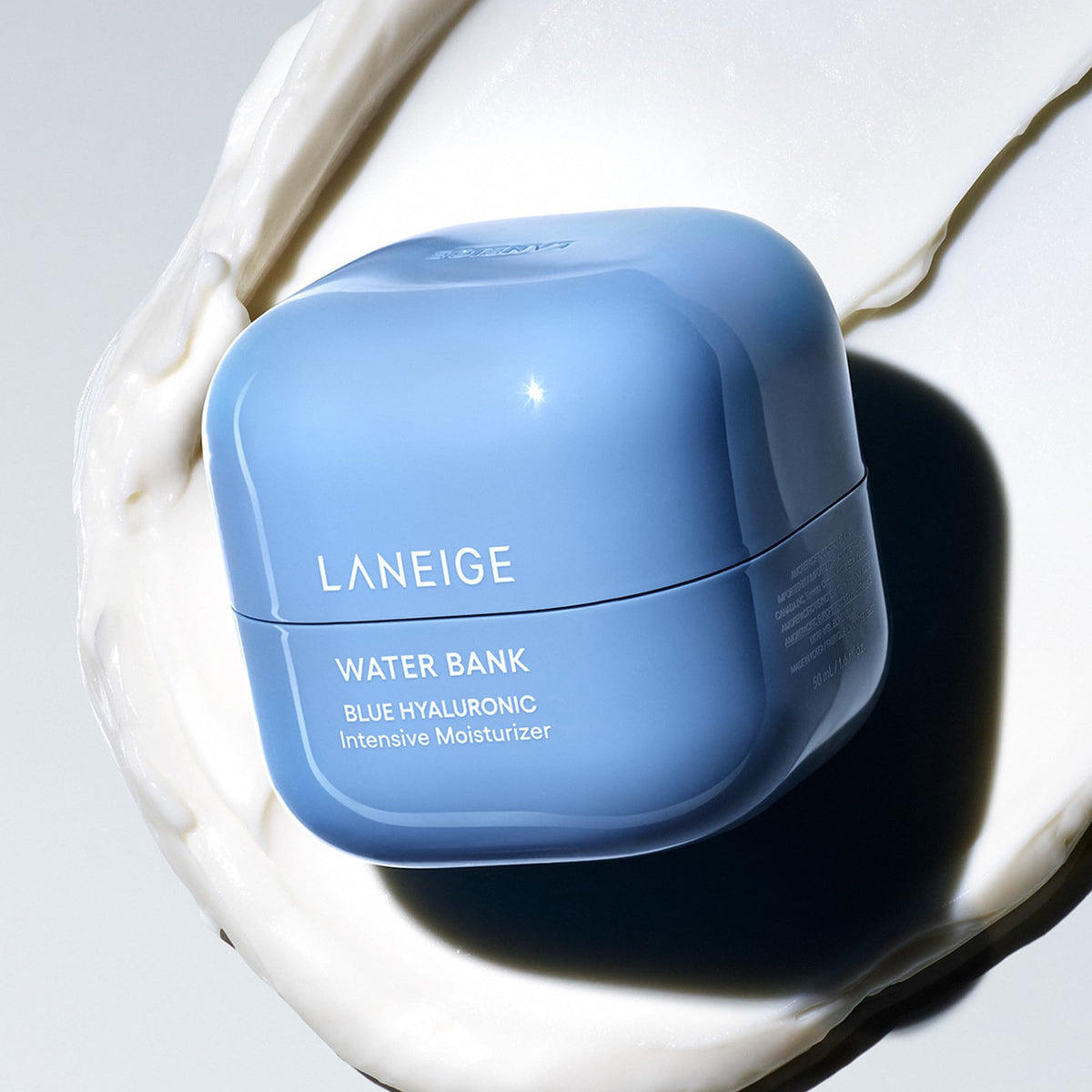 LANEIGE Water Bank Blue Hyaluronic Intensive Moisturiser - 120-Hour Hydration | For Very Dry Skin | 50ml