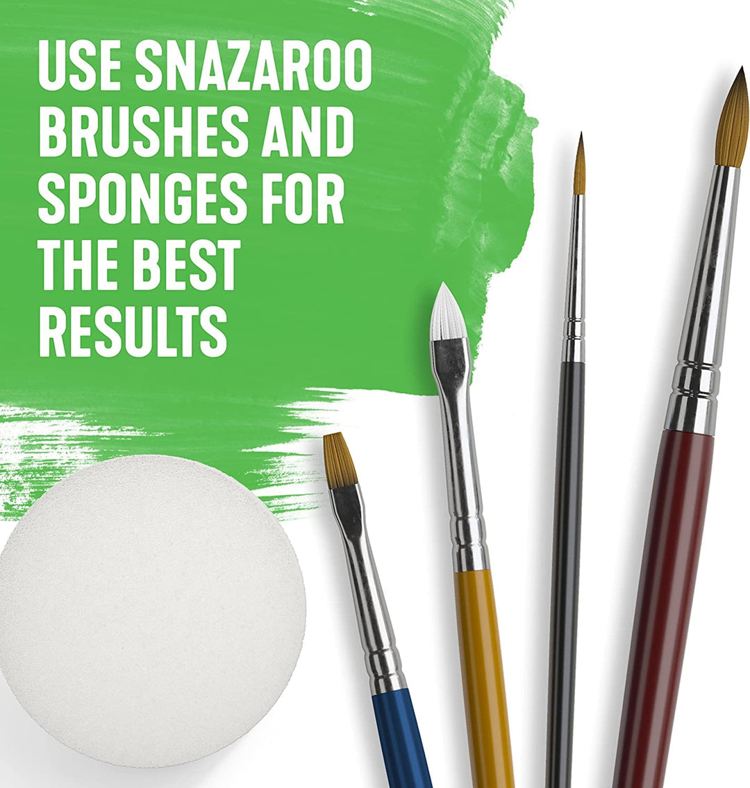 Snazaroo - Classic Face and Body Paint (18.8g, Lime Green)
