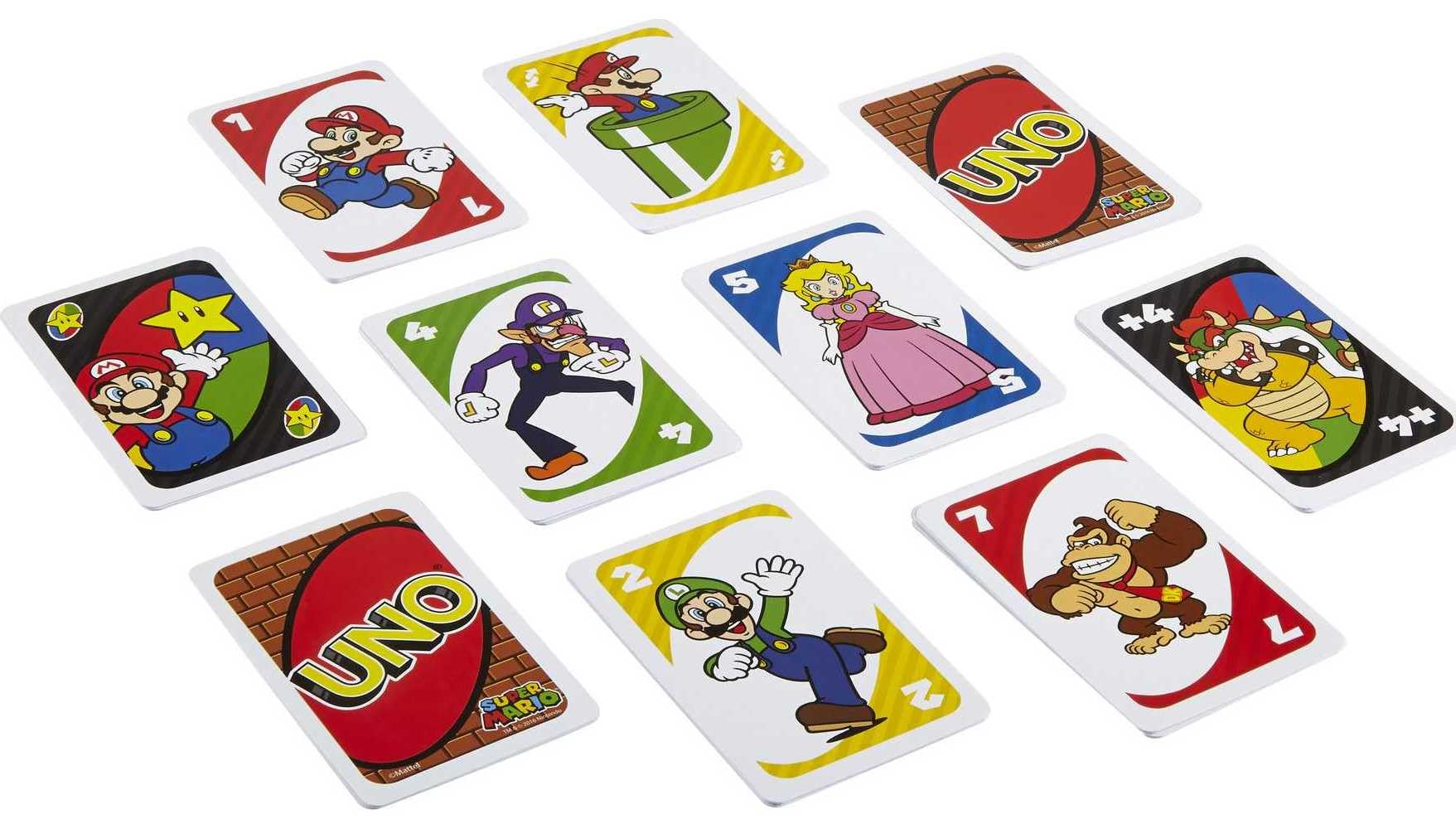 Juegos Mattel UNO Super Mario Card Game - Collectible Tin Edition, Ages 7+, 2-10 Players 6