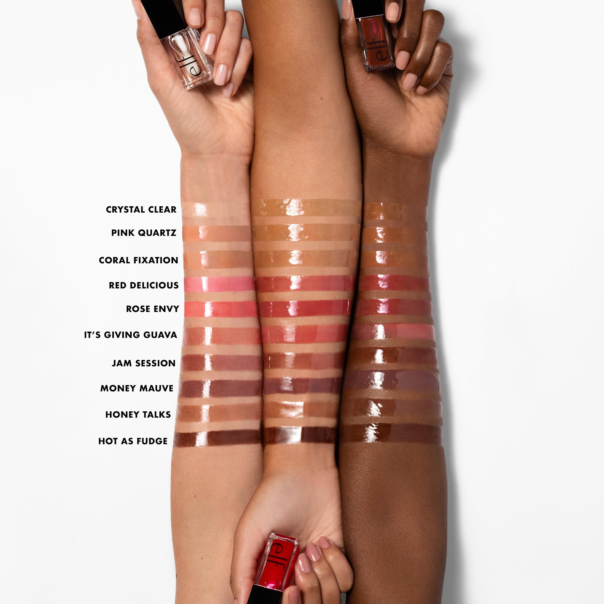 e.l.f. Glow Reviver Lip Oil - Tinted Lip Oil for High-Shine Finish (35.83g) 3