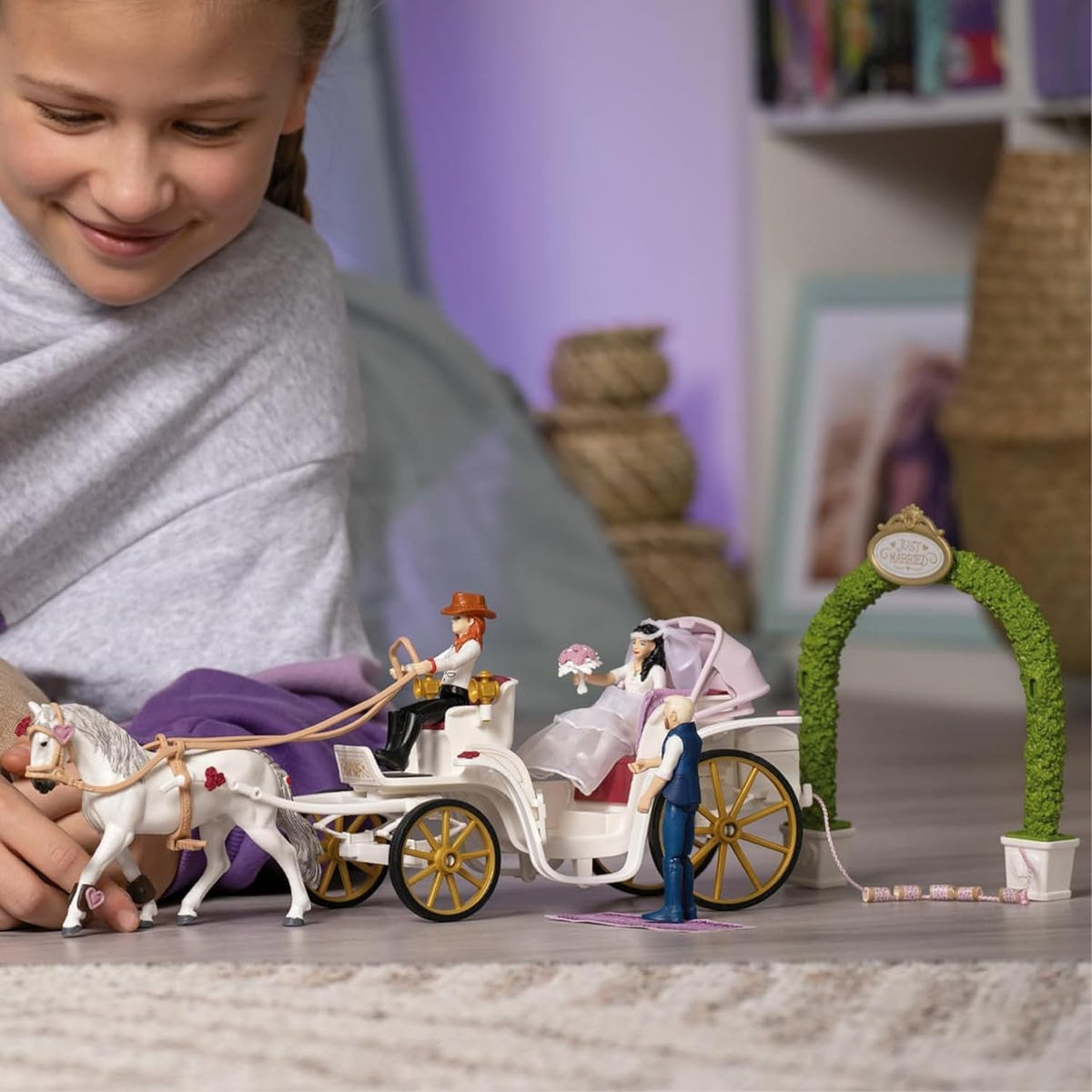 Schleich Horse Club Wedding Carriage Playset - Model 42641