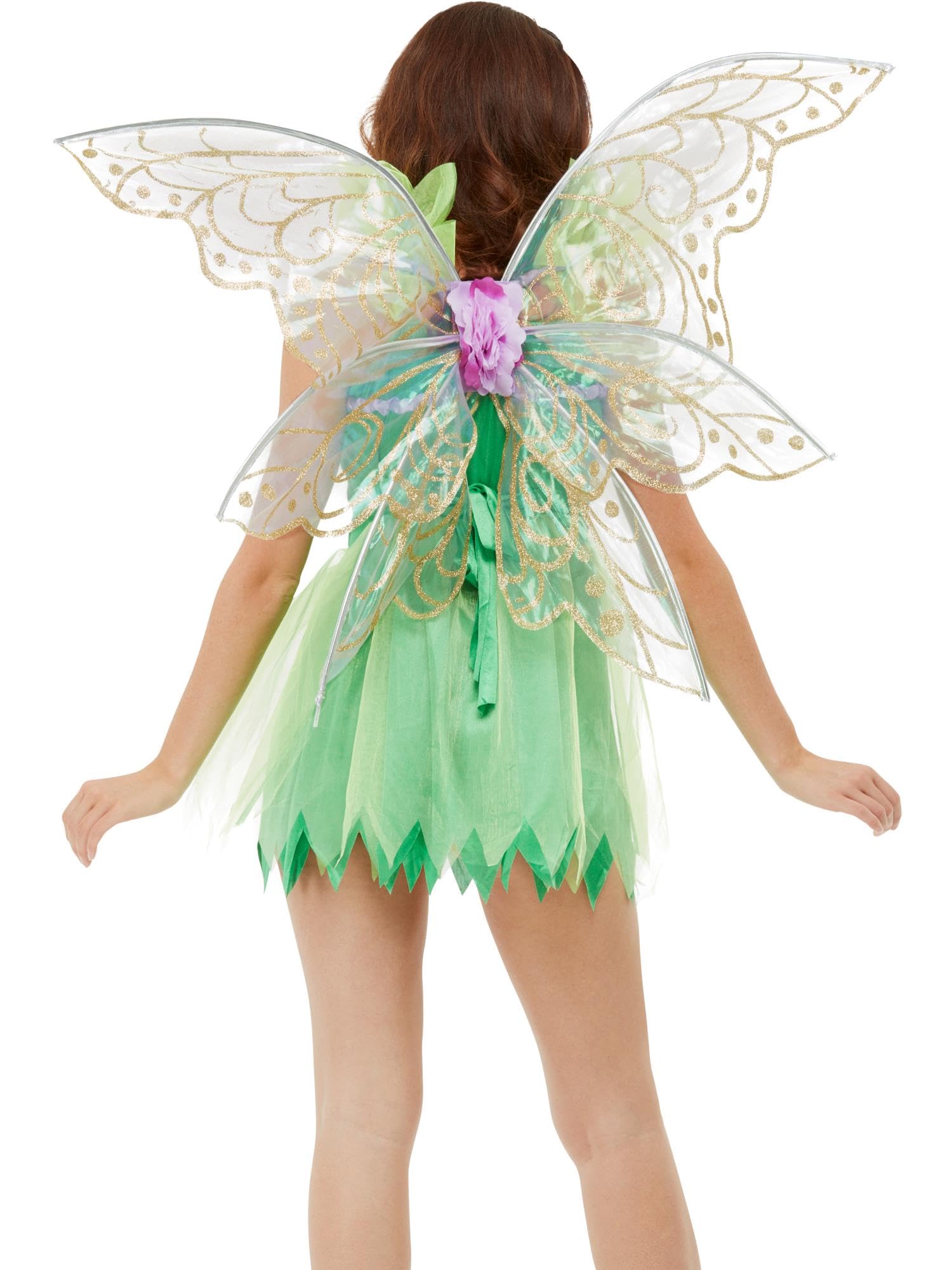 Smiffys Pretty Pixie Fairy Wings - Purple Iridescent 86cm Adult Fancy Dress Accessory 3