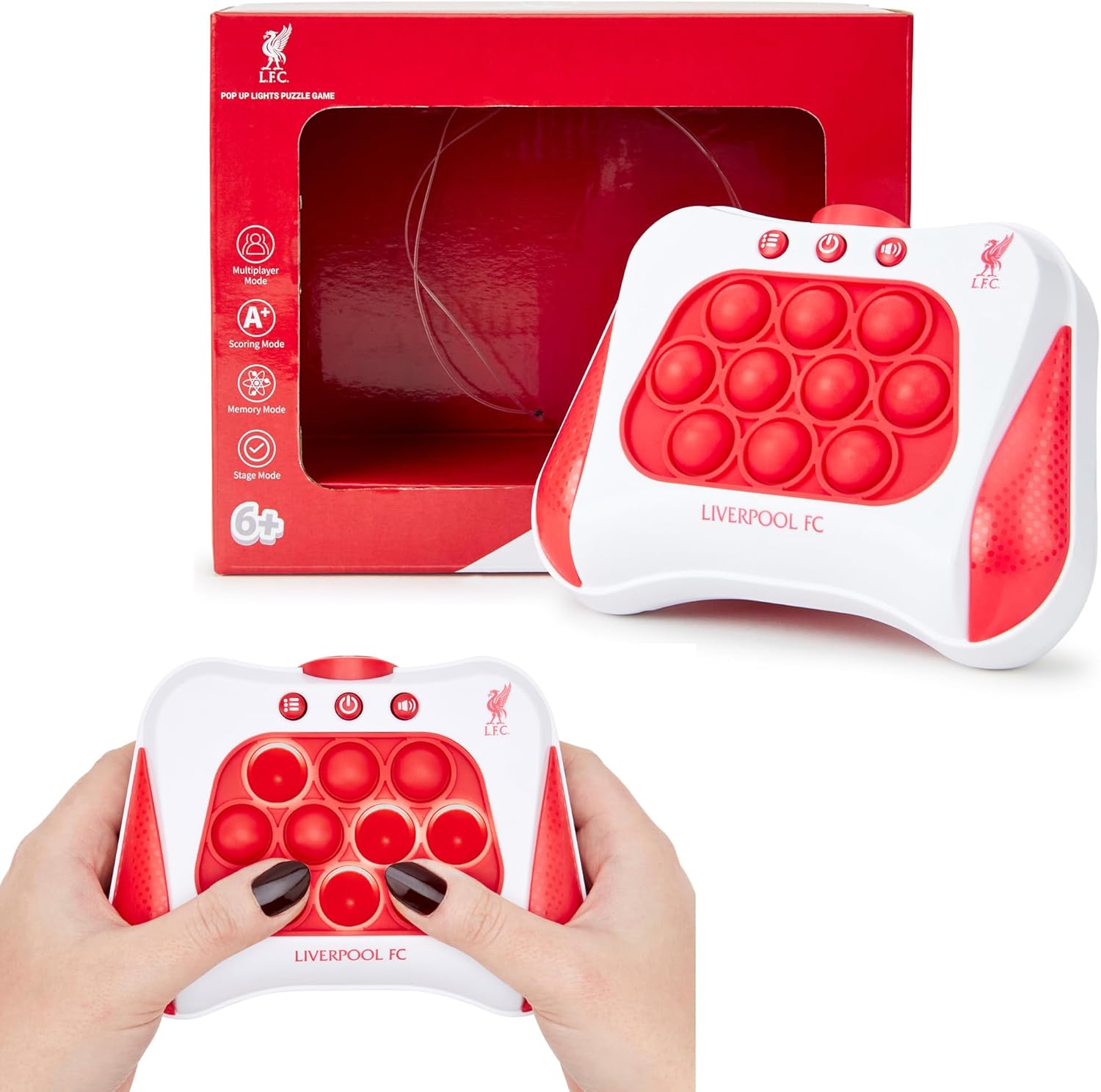 Liverpool FC Pop It Electric - Pop Up Lights Puzzle Game (TOYPUPLIV)