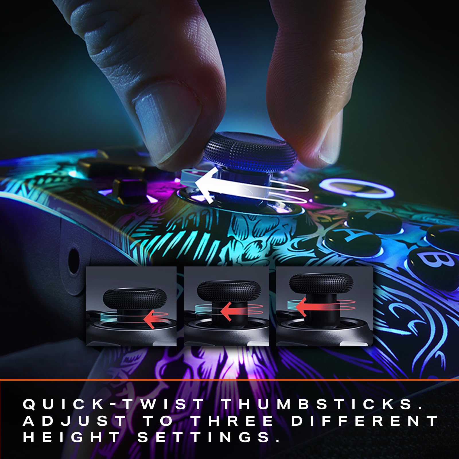 PowerA FUSION Pro Wireless Controller for Xbox Series X|S with Lumectra RGB 7