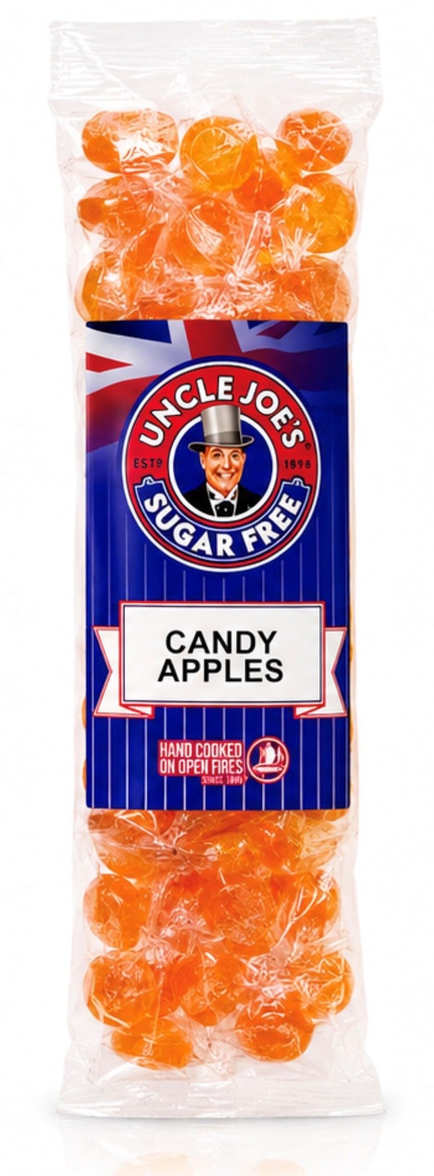 Uncle Joe's Sugar Free Candy Apples - Classic Flavour | 454g Bag