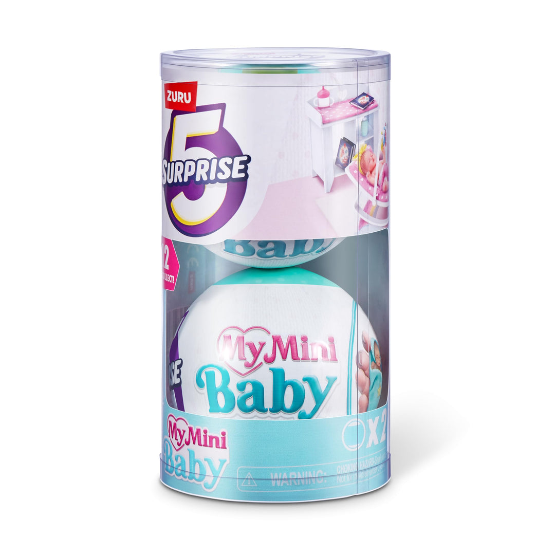 5 Surprise My Mini Baby Series 1 - Collectible Mystery Capsules with Realistic Baby Dolls & Playsets