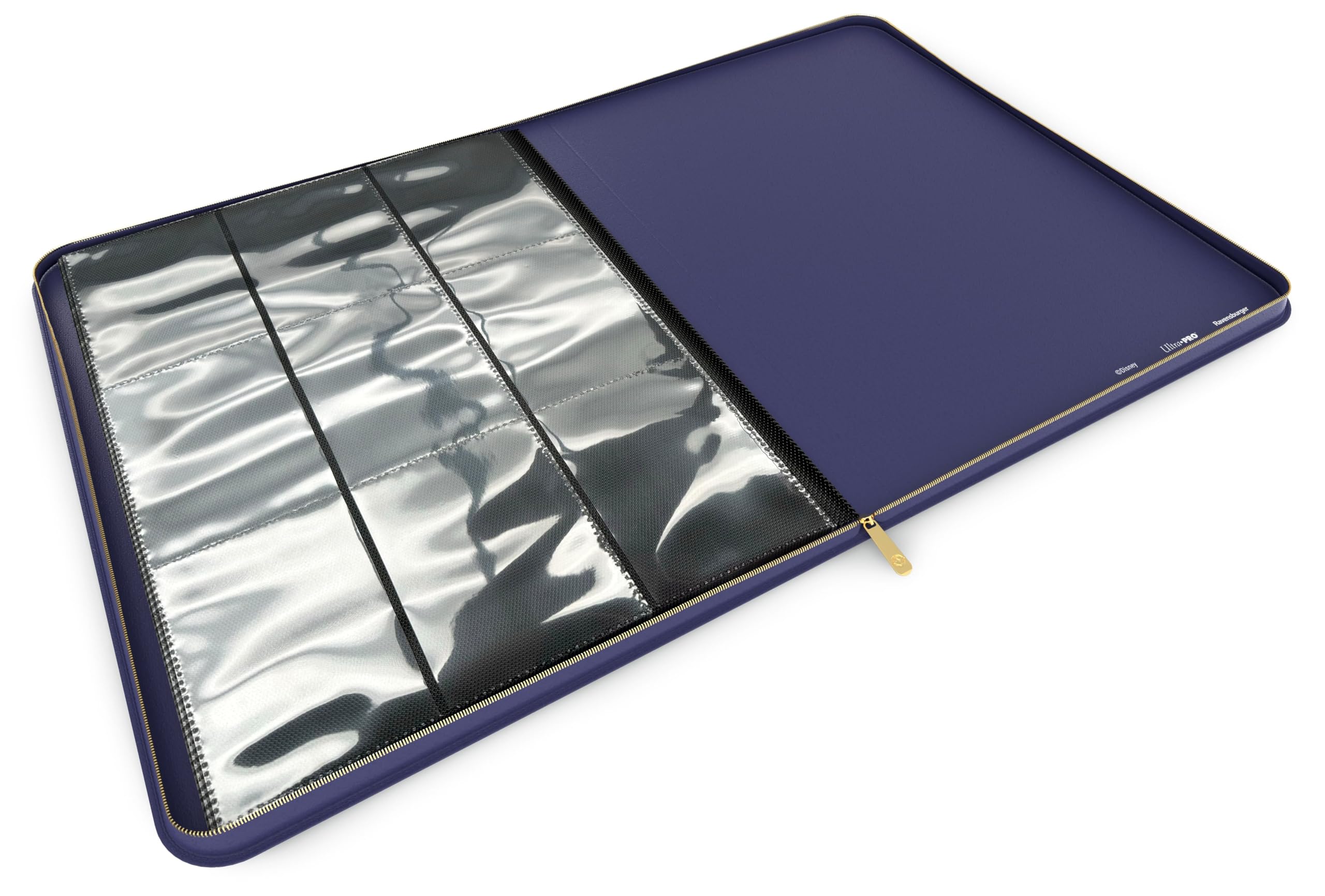 Ravensburger Disney Lorcana TCG Premium Scrapbook - Holds 252 Cards | Zip Closure | Leather Look