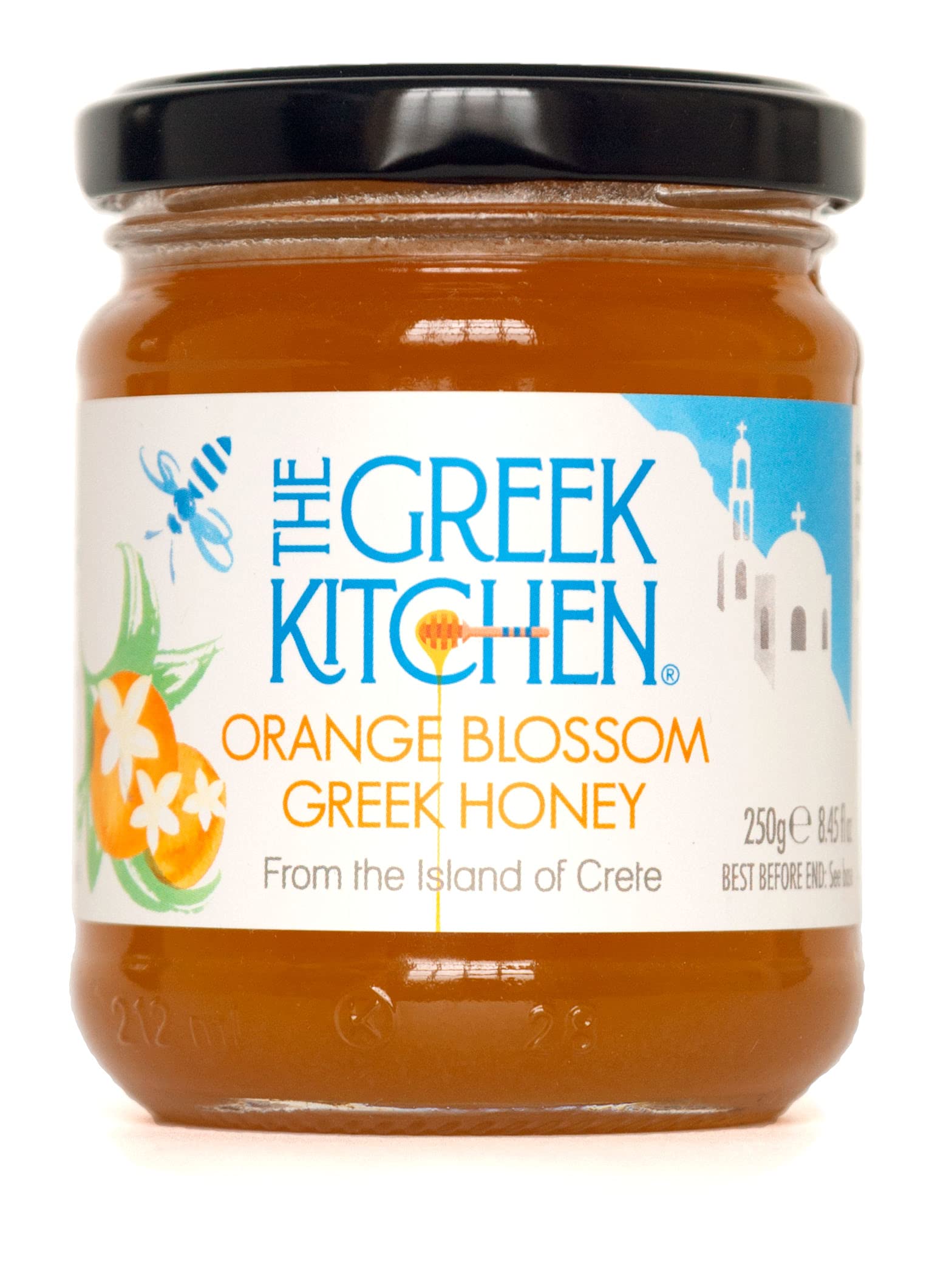 The Greek Kitchen Orange Blossom Honey - Unheated & Unpasteurised | 250g