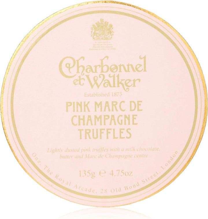 Charbonnel et Walker Pink Marc de Champagne Truffles, 135g