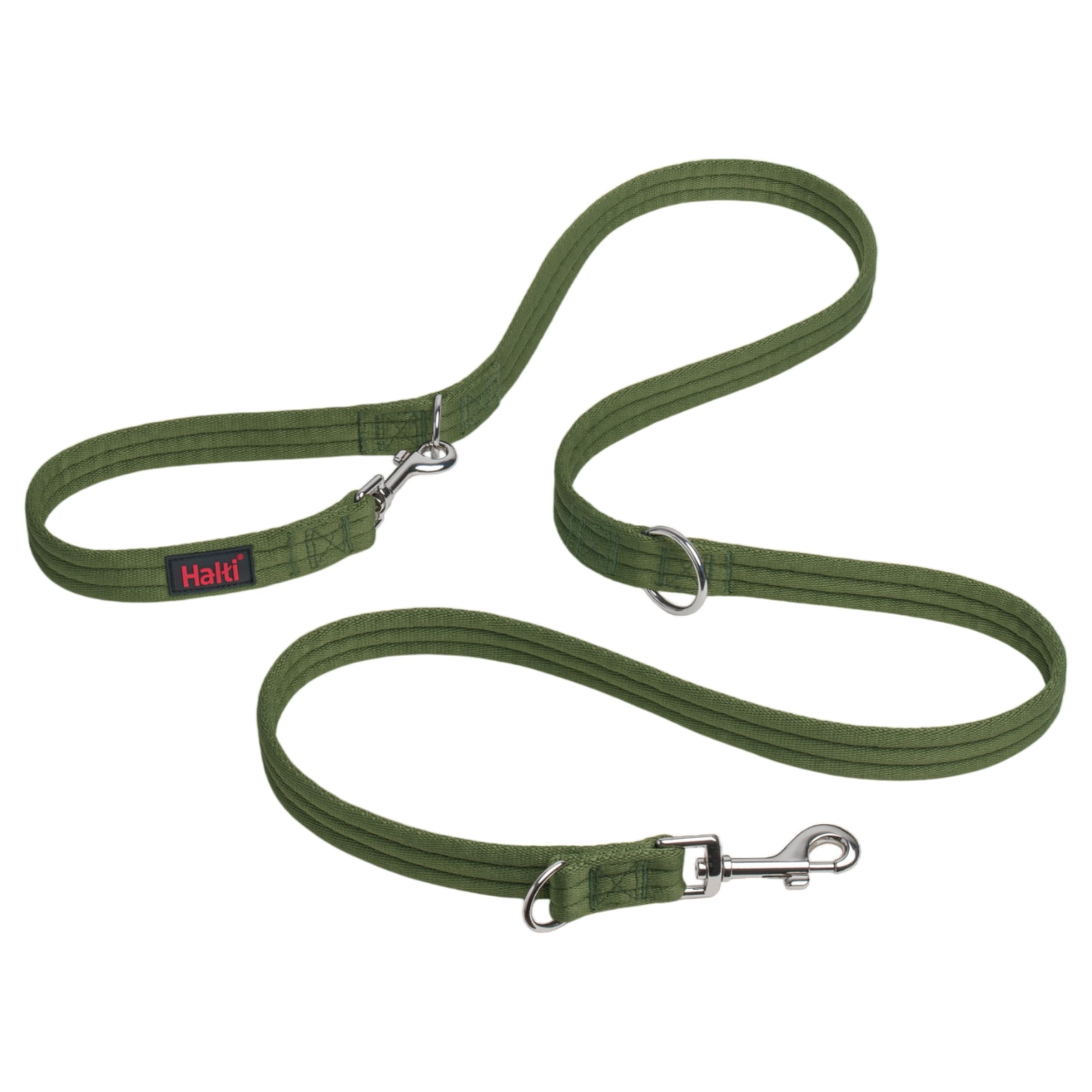 Halti Training Lead - Professional No-Pull Double-Ended Dog Lead | Forest Green | Size S