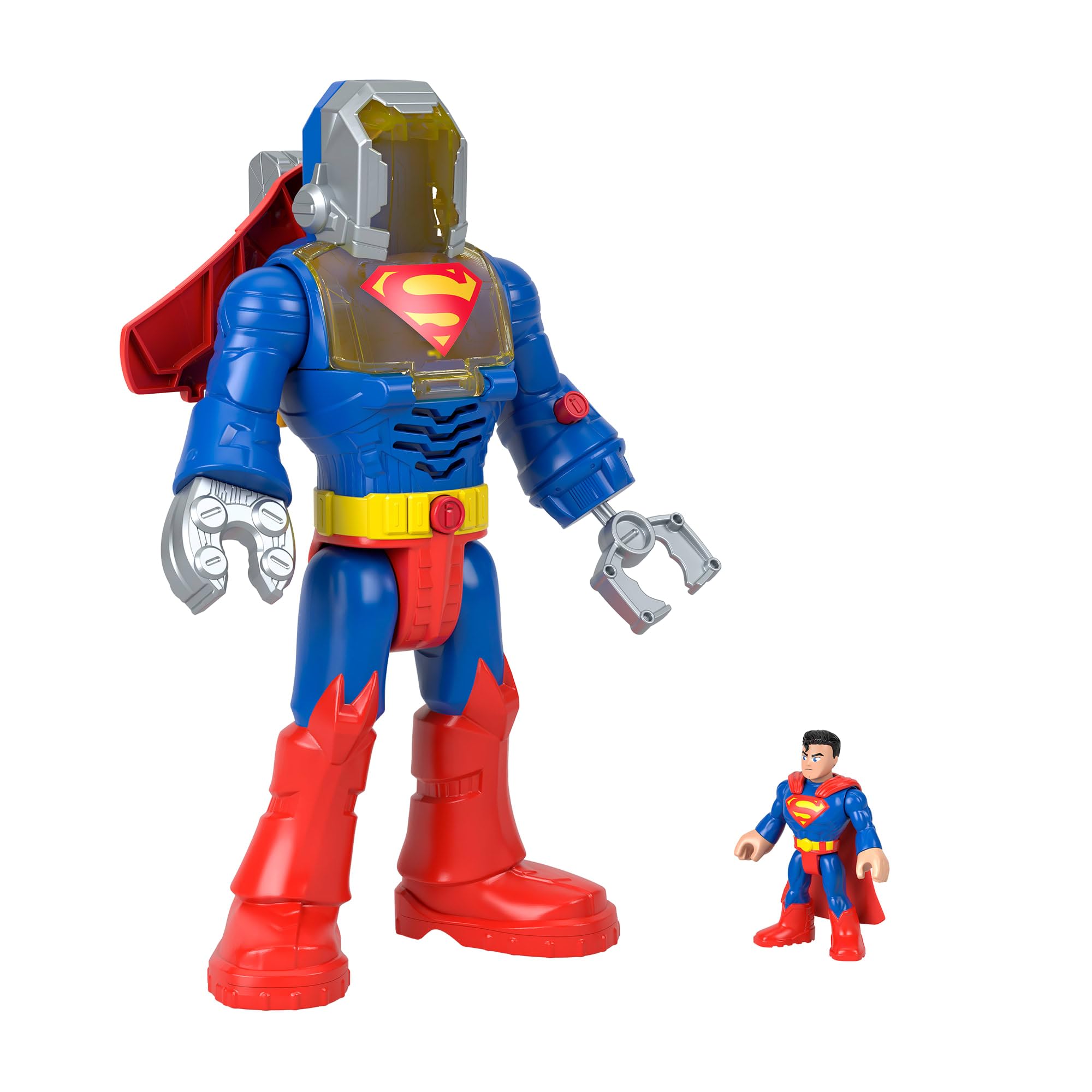 Fisher-Price Imaginext DC Super Friends Superman Exo Suit Robot Playset - 12-Inch Action Figure with Lights & Sounds 1