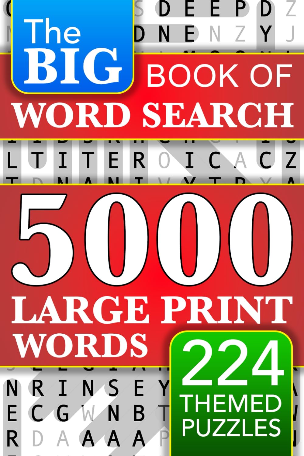 Martin Littlewolf Big Book of Large Print Word Search Puzzles - 5000 Words | 224 Themed Puzzles | Large Print 1