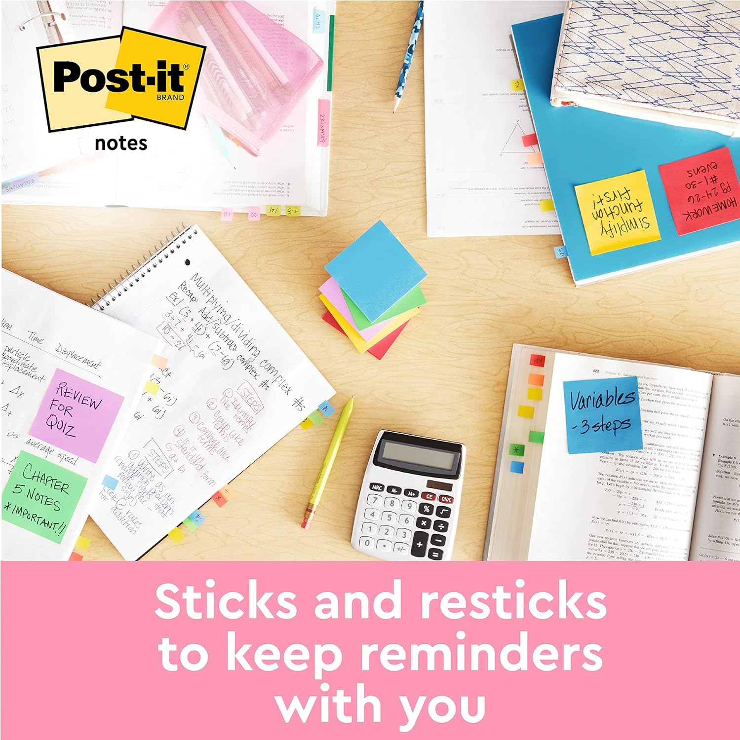 Post-it 6812P Self-Stick Notes - 51 x 38 mm | Neon Colour | Extra Eye-Catching 5