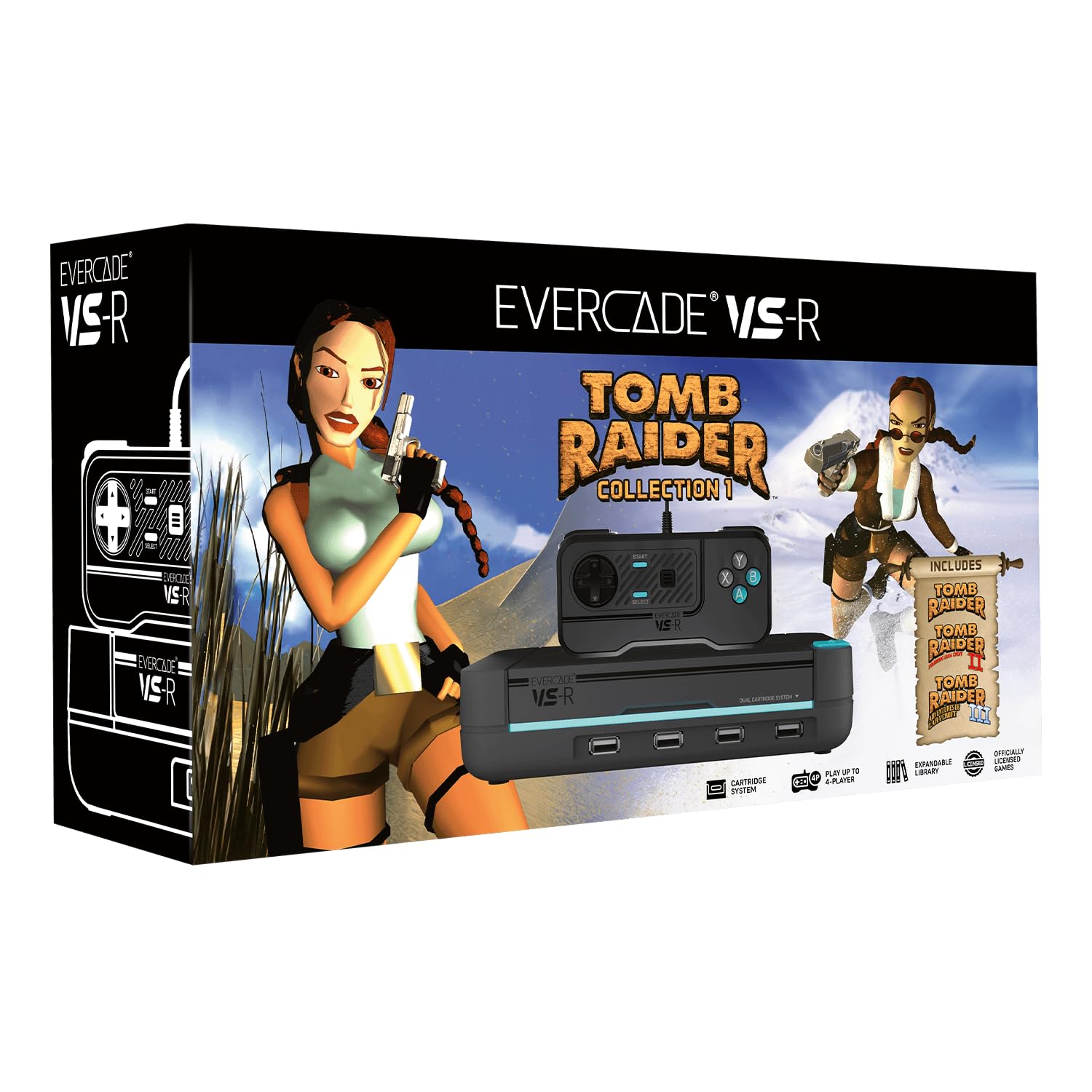 Tomb Raider Collection 1 - Evercade VS-R Console Bundle 1