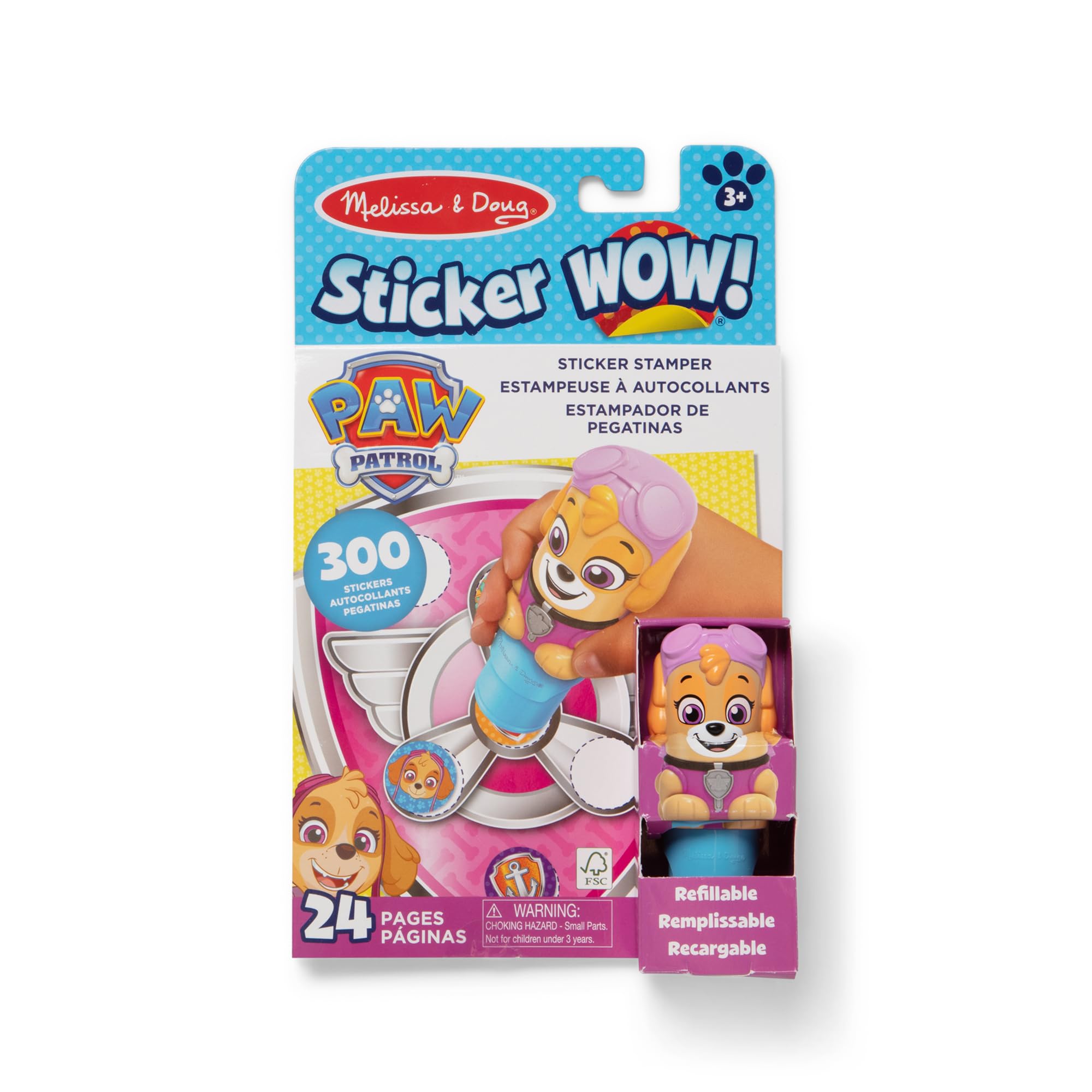 Melissa & Doug Activity Pad & Sticker Stamp - Skye | Ages 3-98 1