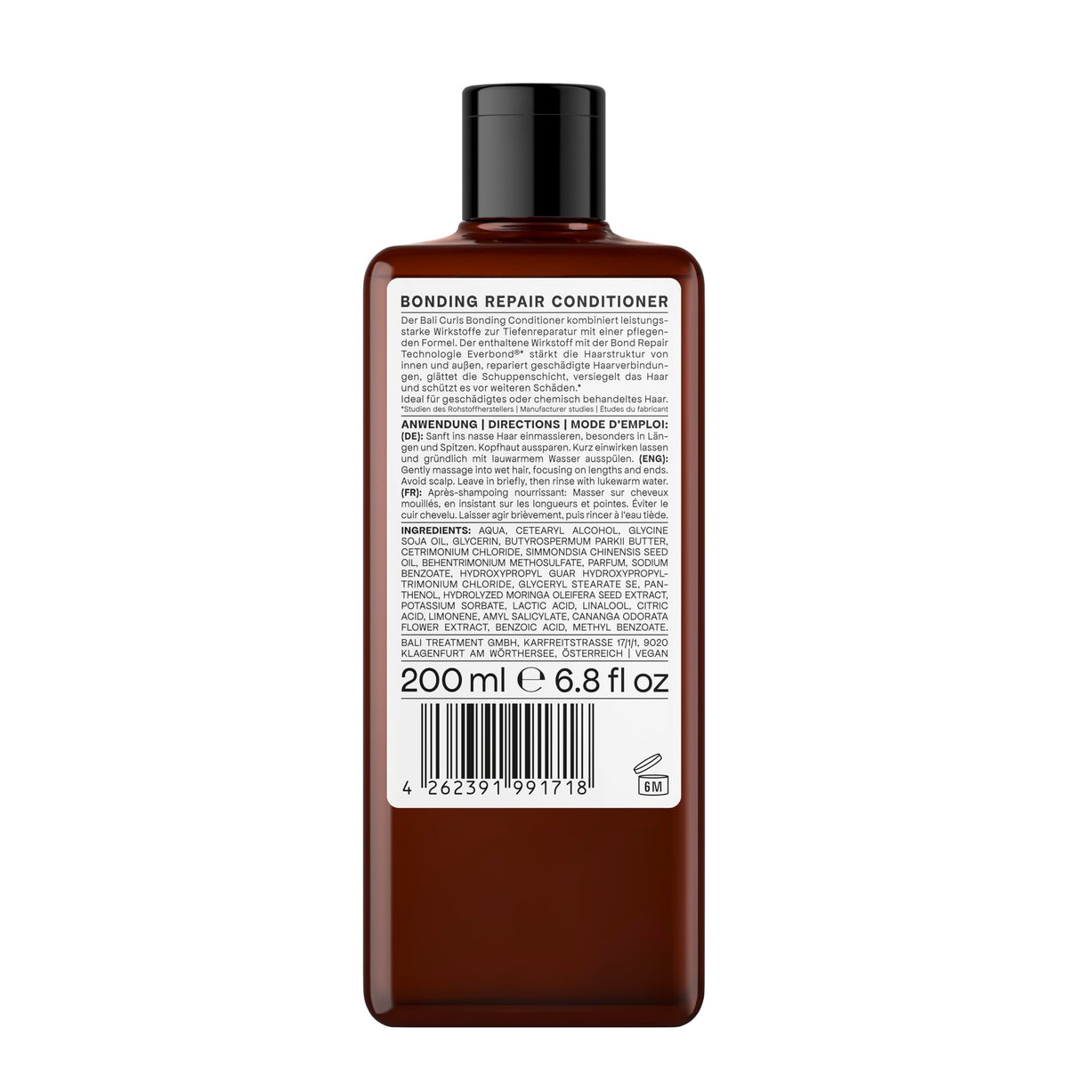 Bali Curls Bonding Repair Conditioner - Deep Bond Repair, Frizz Control, Hydration | 200 ml