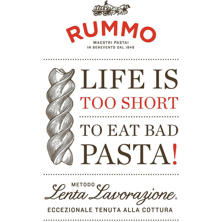 Rummo Macaroni Elbows No.128 – Authentic Italian Pasta, 500g