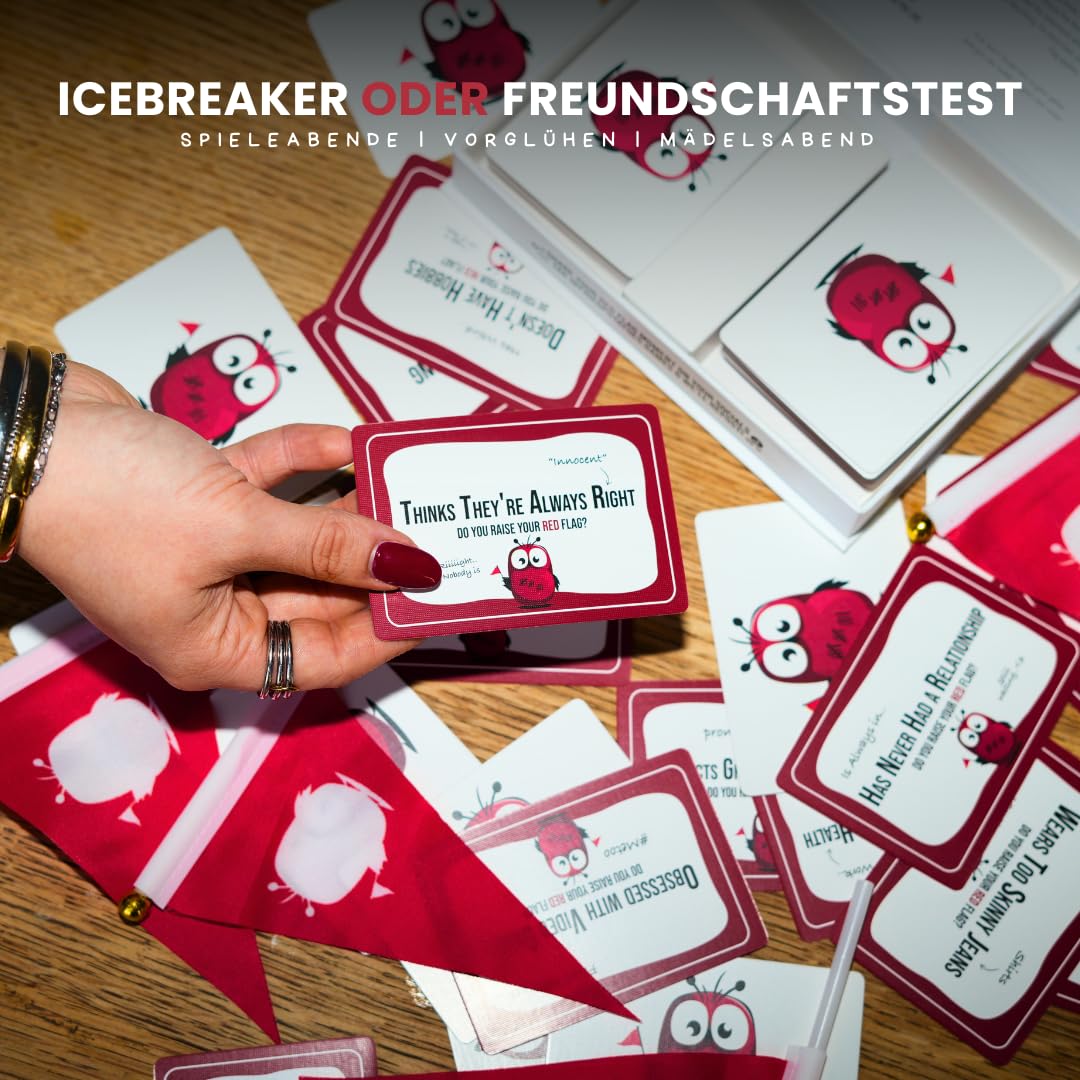 Fried Potatoes Raise Your Red Flag Original Edition Party Card Game | 2-20+ Players | Ages 14+ 4