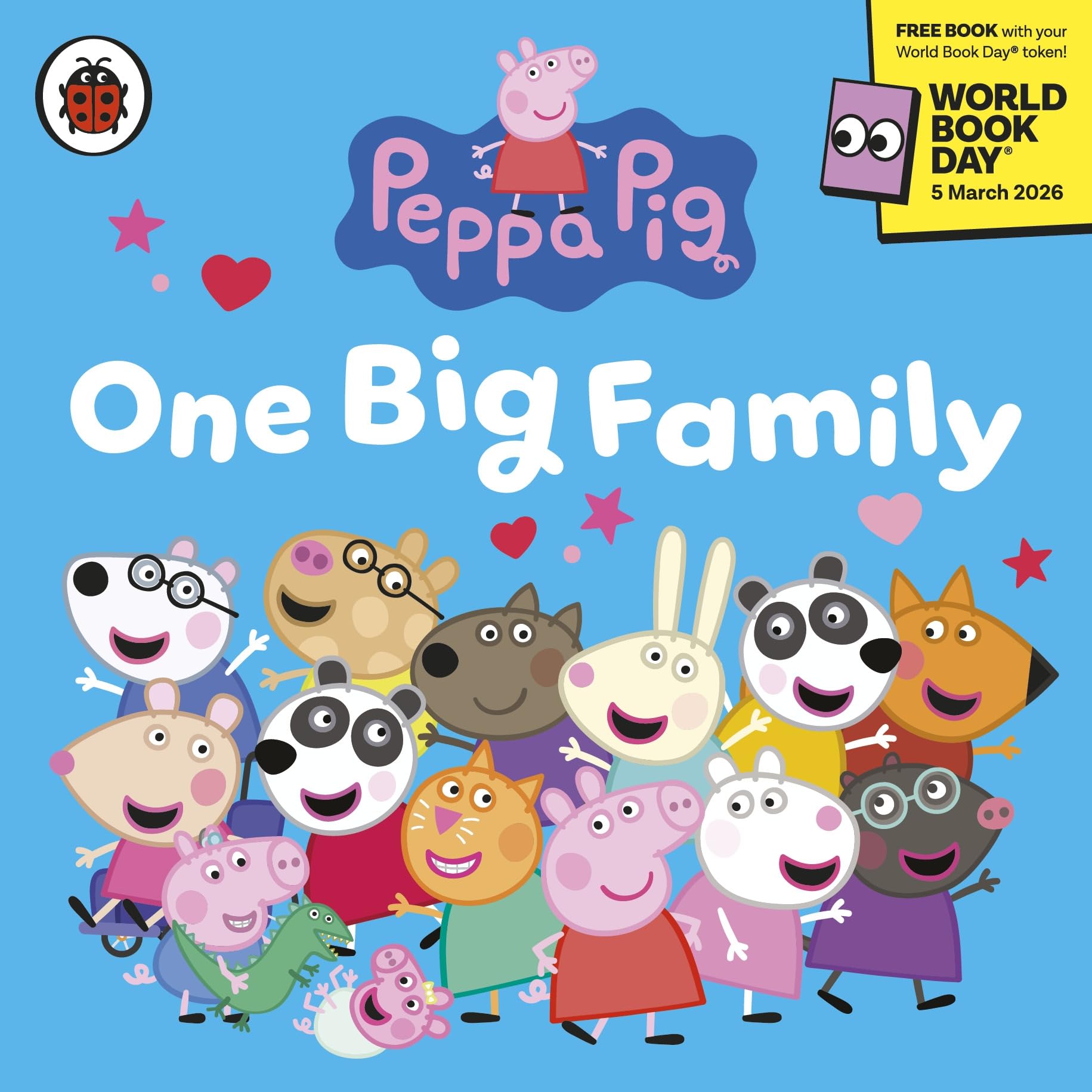 Ladybird Peppa Pig: One Big Family: A World Book Day 2026 MINI BOOK | Paperback Picture Book | Ages 1-4