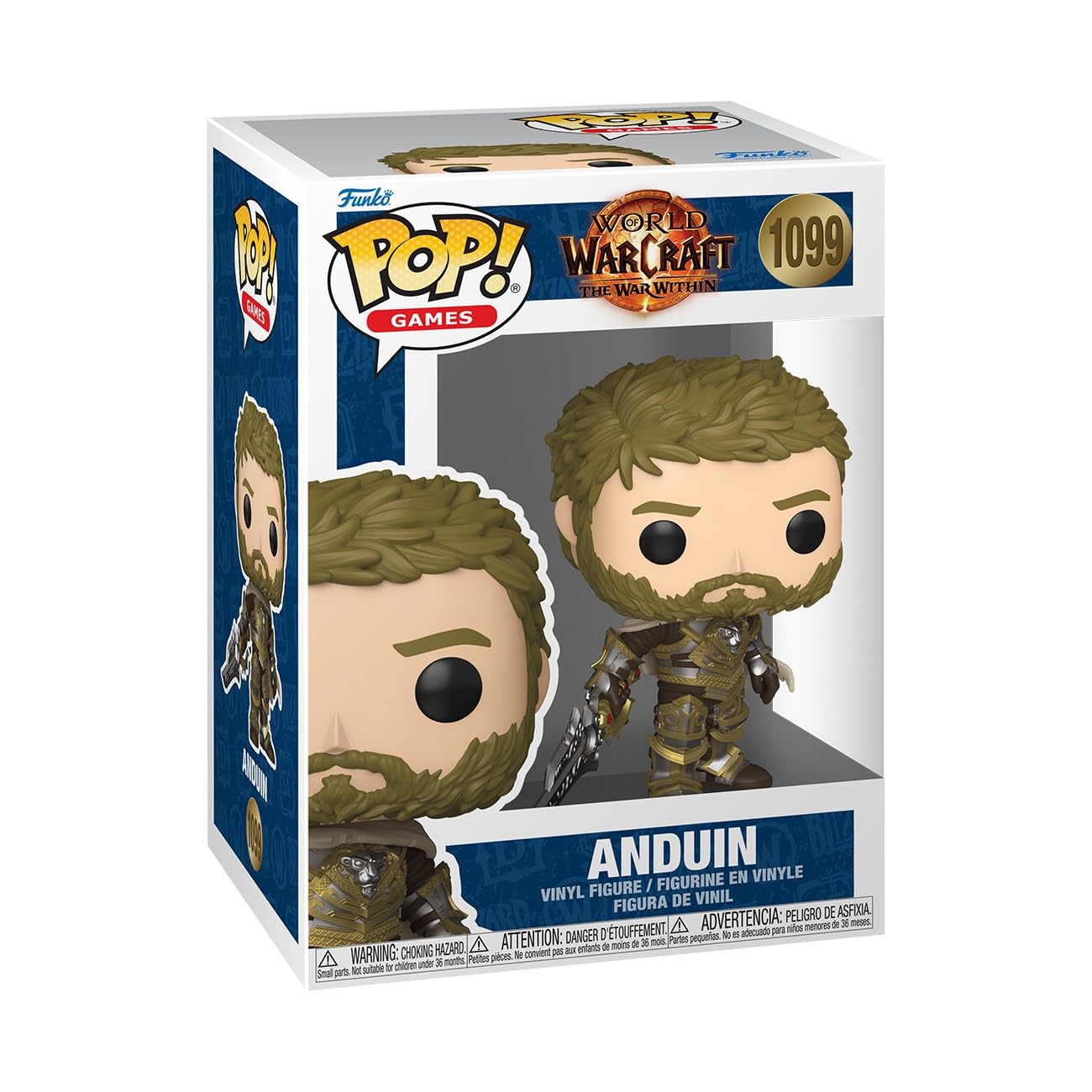 Funko Pop! Games: World Of Warcraft - Anduin Wrynn Vinyl Figure | 3.75 Inches Tall