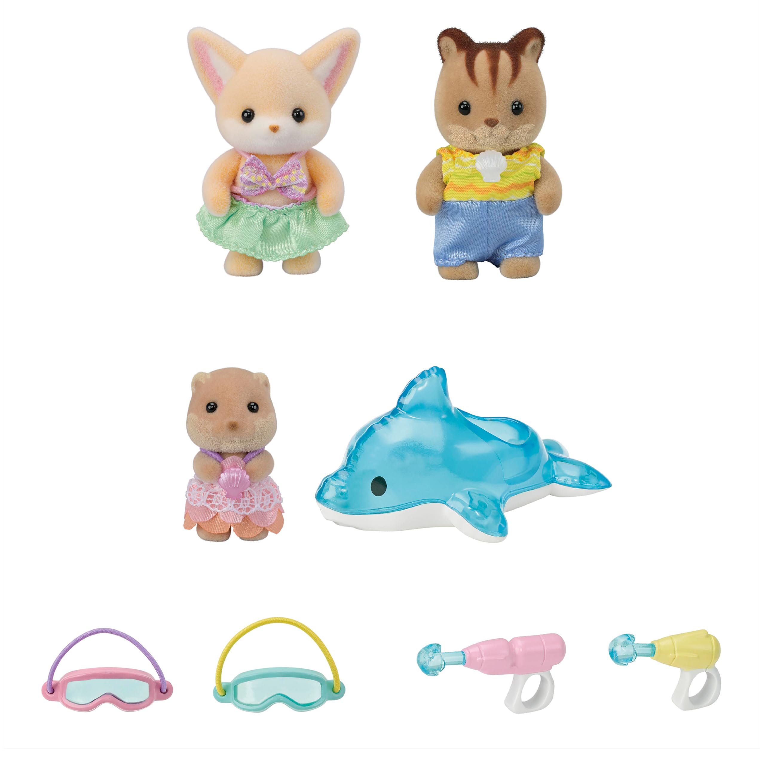 Sylvanian Families Nursery Friends Pool Fun Trio Playset - Ages 3+ | Model 5749 5