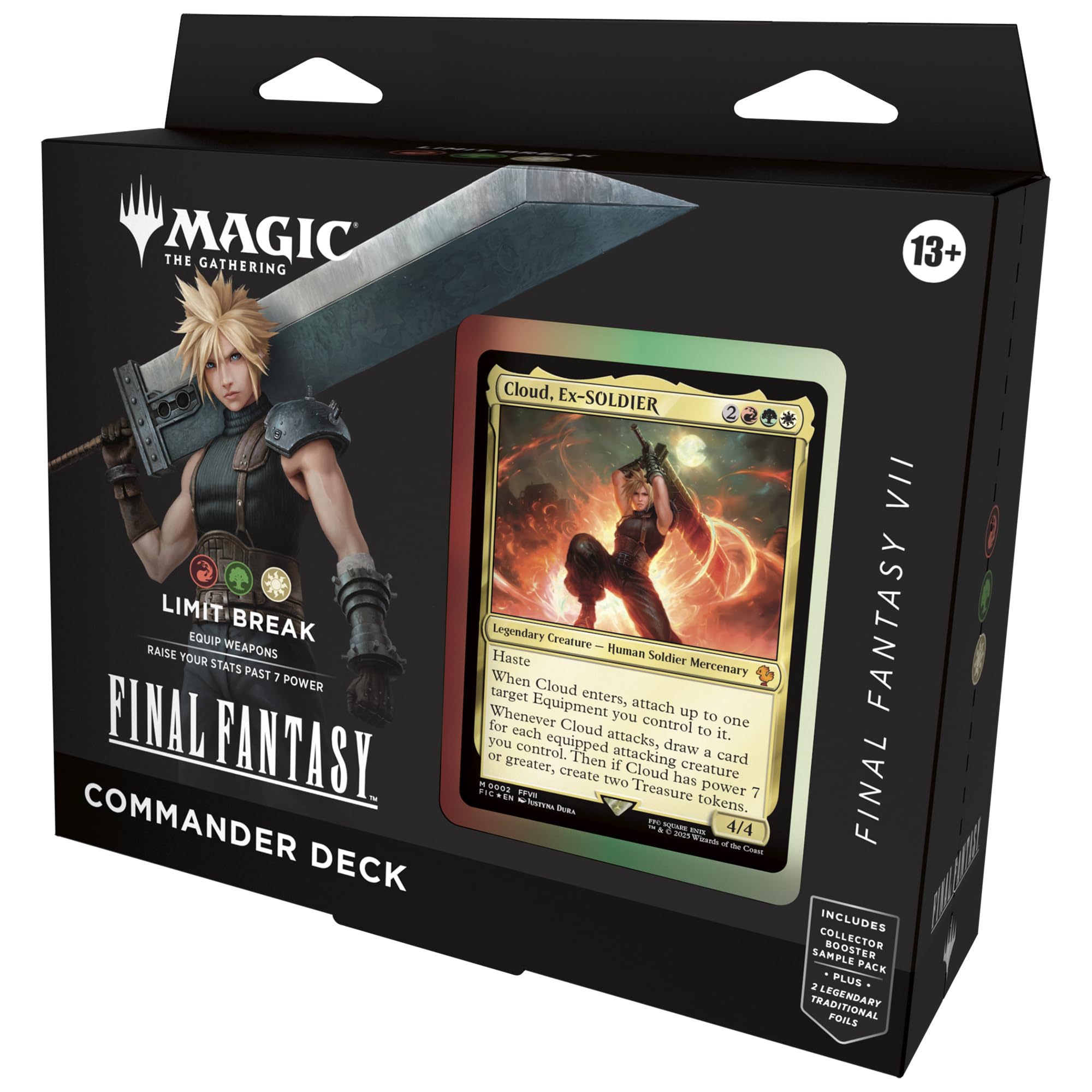 Magic: The Gathering - FINAL FANTASY VII Limit Break Commander Deck | 100 Cards, Multicolor 1