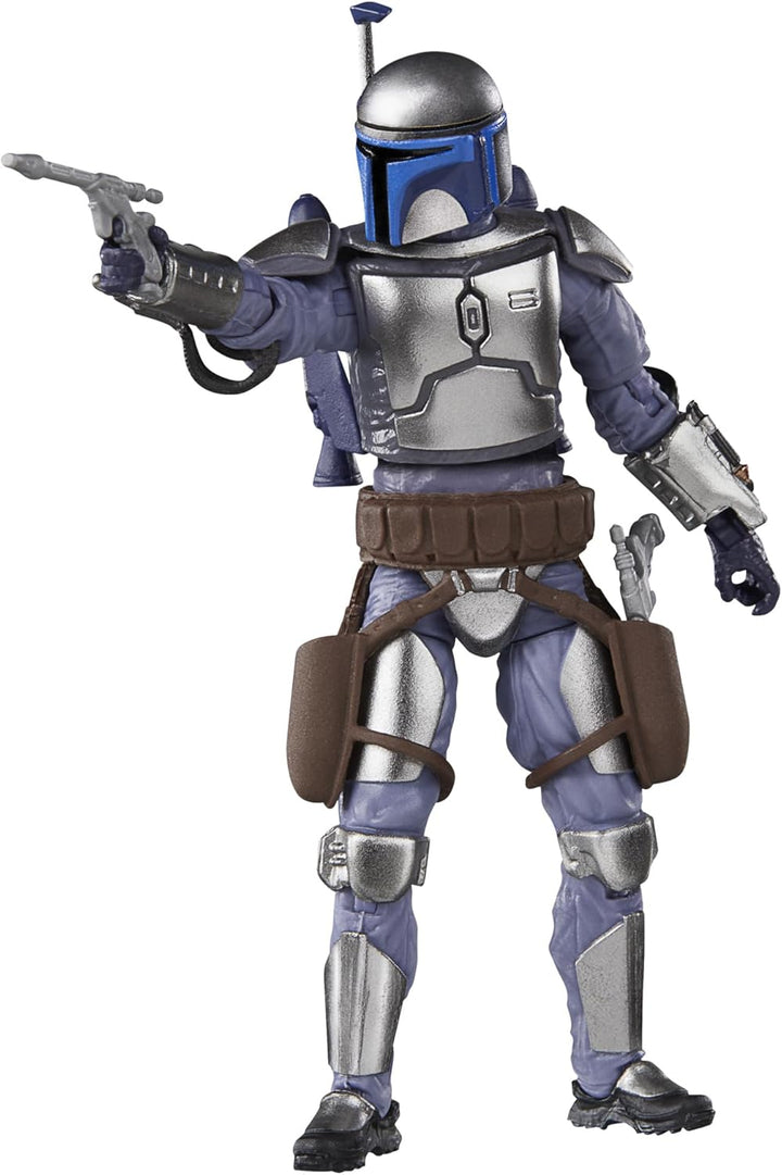 Star Wars The Vintage Collection Jango Fett Action Figure - Attack of the Clones Deluxe 3.75-Inch Collectible for Ages 4+