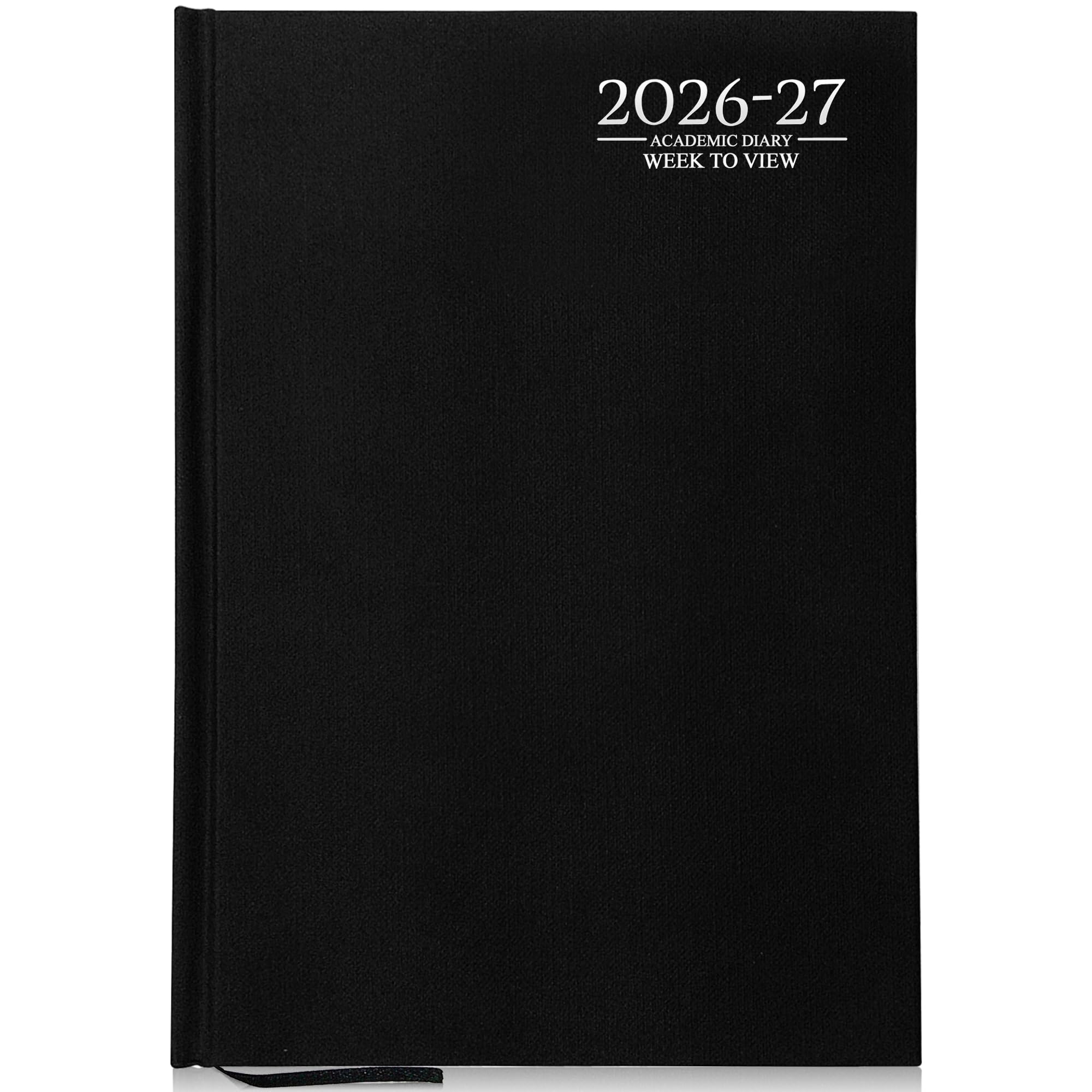 G4GADGET 2026-2027 Academic Diary - A5 Week To View, Black Hardback