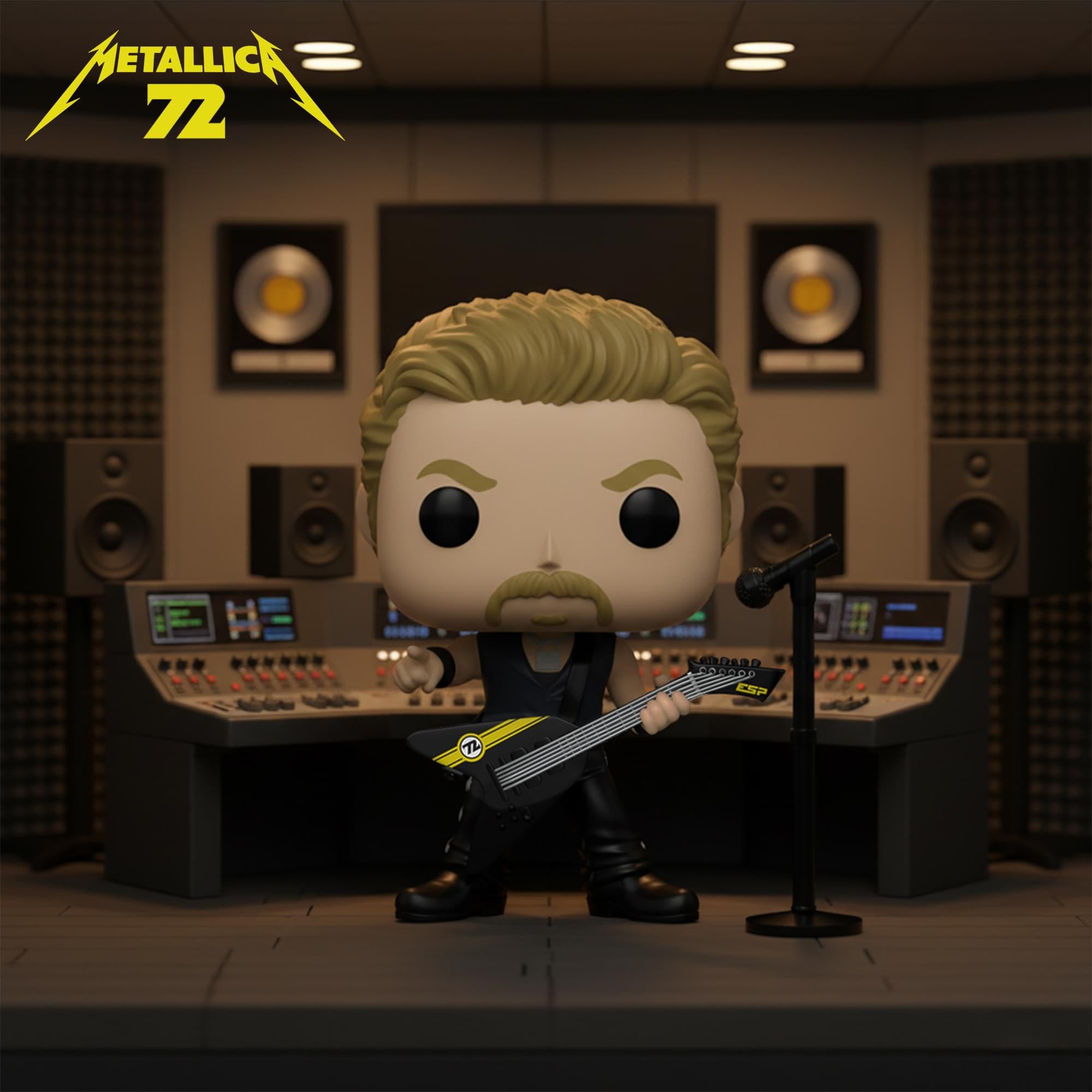 Funko POP! Rocks: James Hetfield - 72 Seasons Collectable Vinyl Figure | Chibi Style