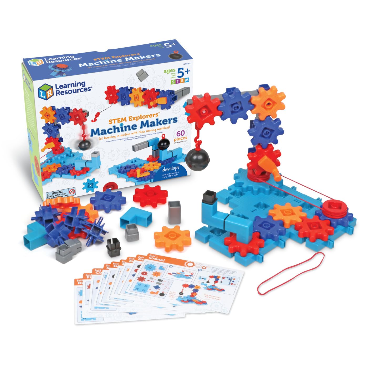 Learning Resources STEM Explorers™ Machine Makers - Building Toy for Ages 5+ 1