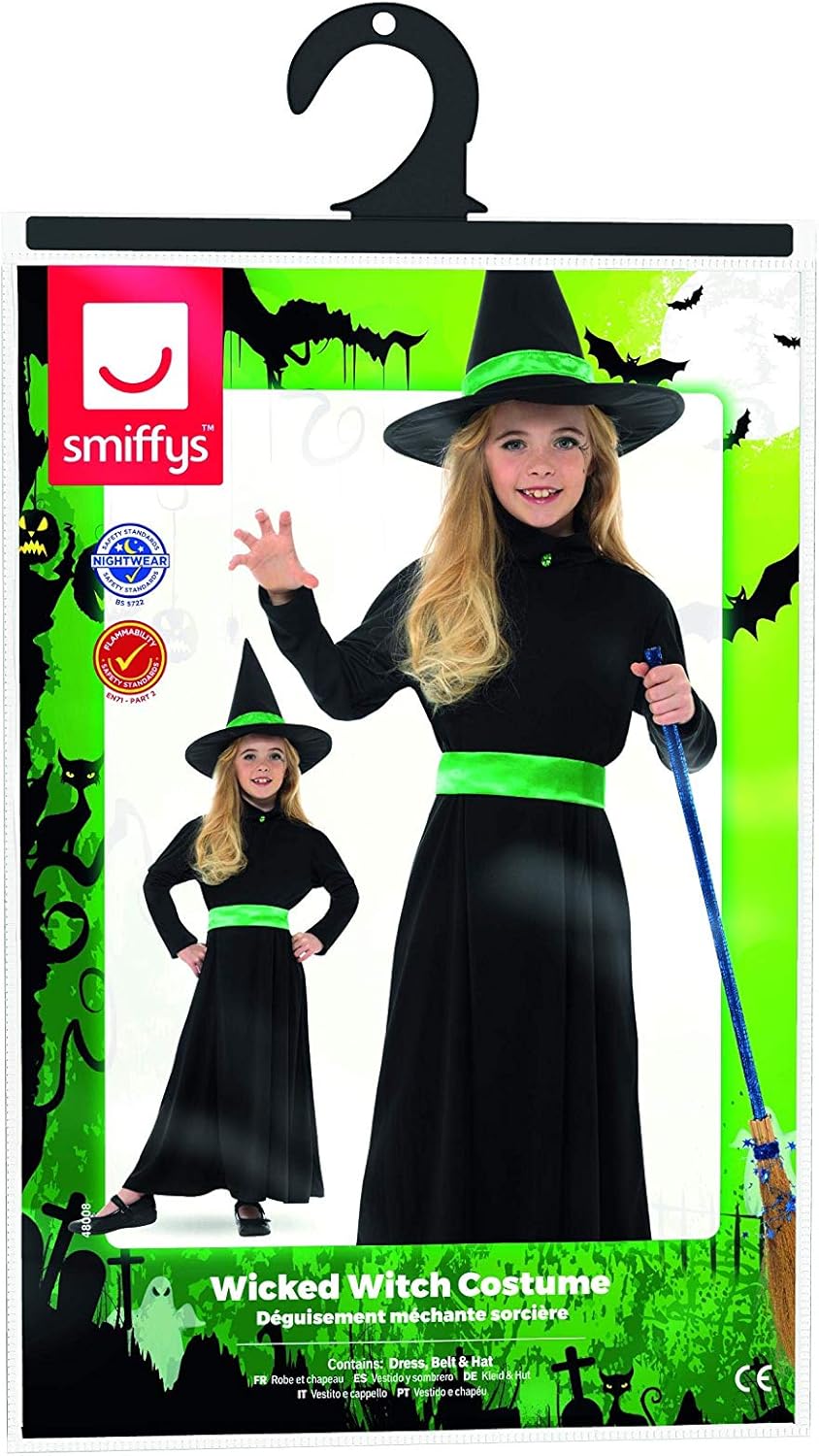 Smiffys Wicked Witch Costume - M (7-9 Years) 5