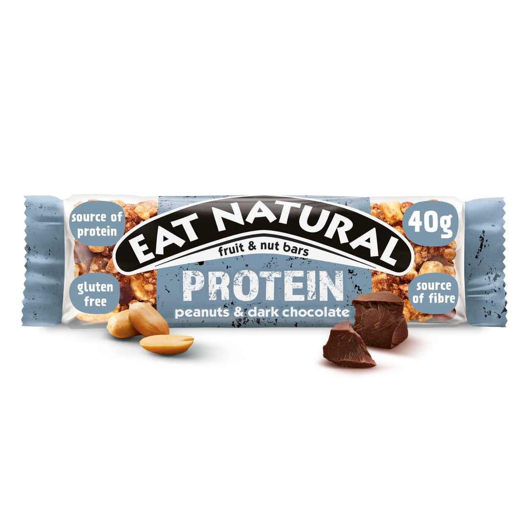 Eat Natural - Protein Packed Peanuts & Dark Chocolate Bar (20 x 40g)