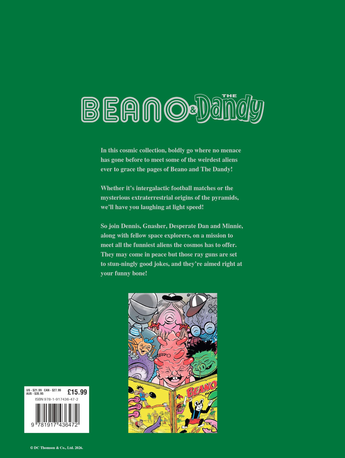 Beano & Dandy Gift Book 2027: Unidentified Funny Objects - Hardcover, 144 Pages