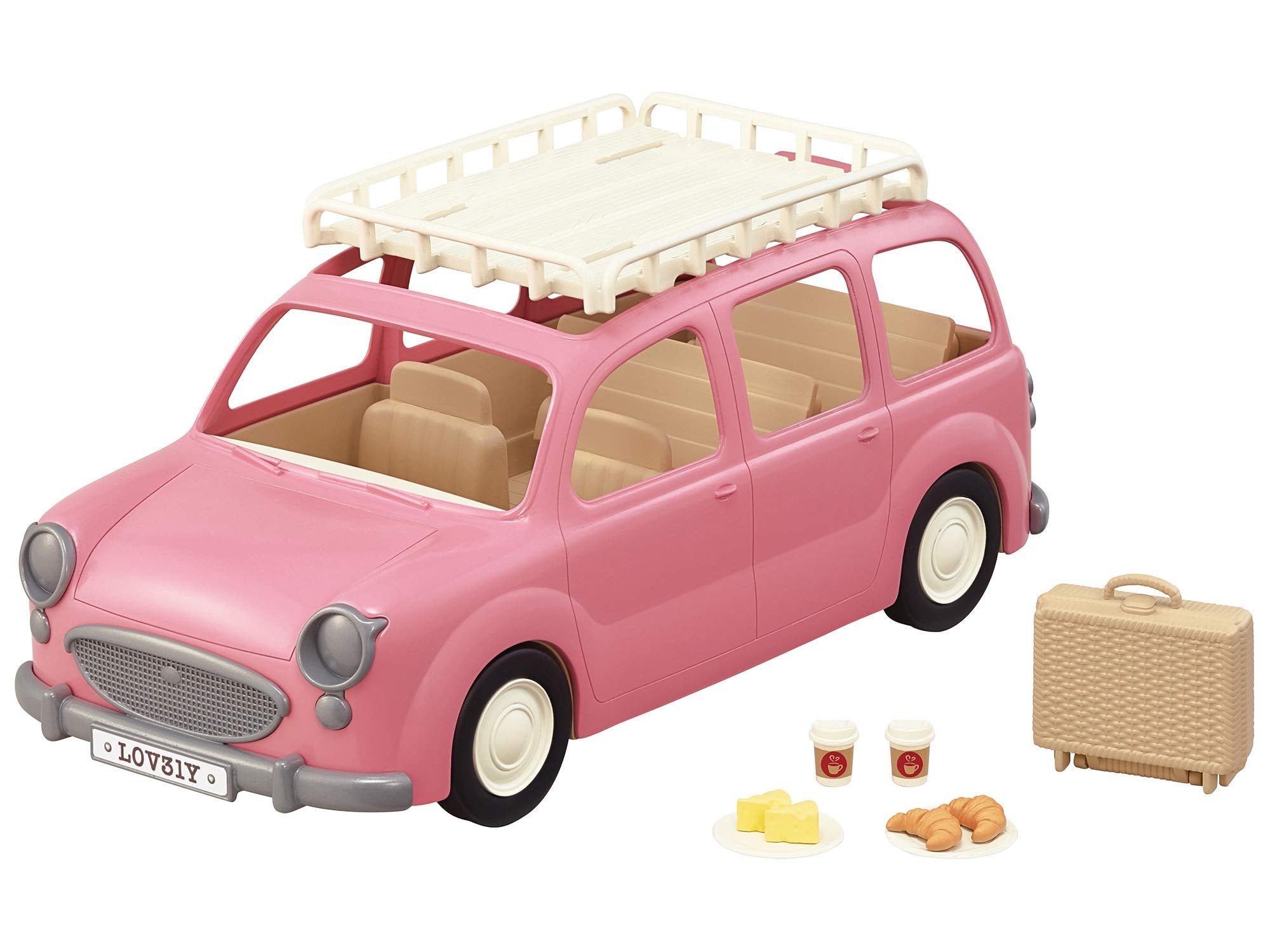 Sylvanian Families Family Picnic Van Playset - Fits 8 Figures | Multicolor Plastic | Ages 3+